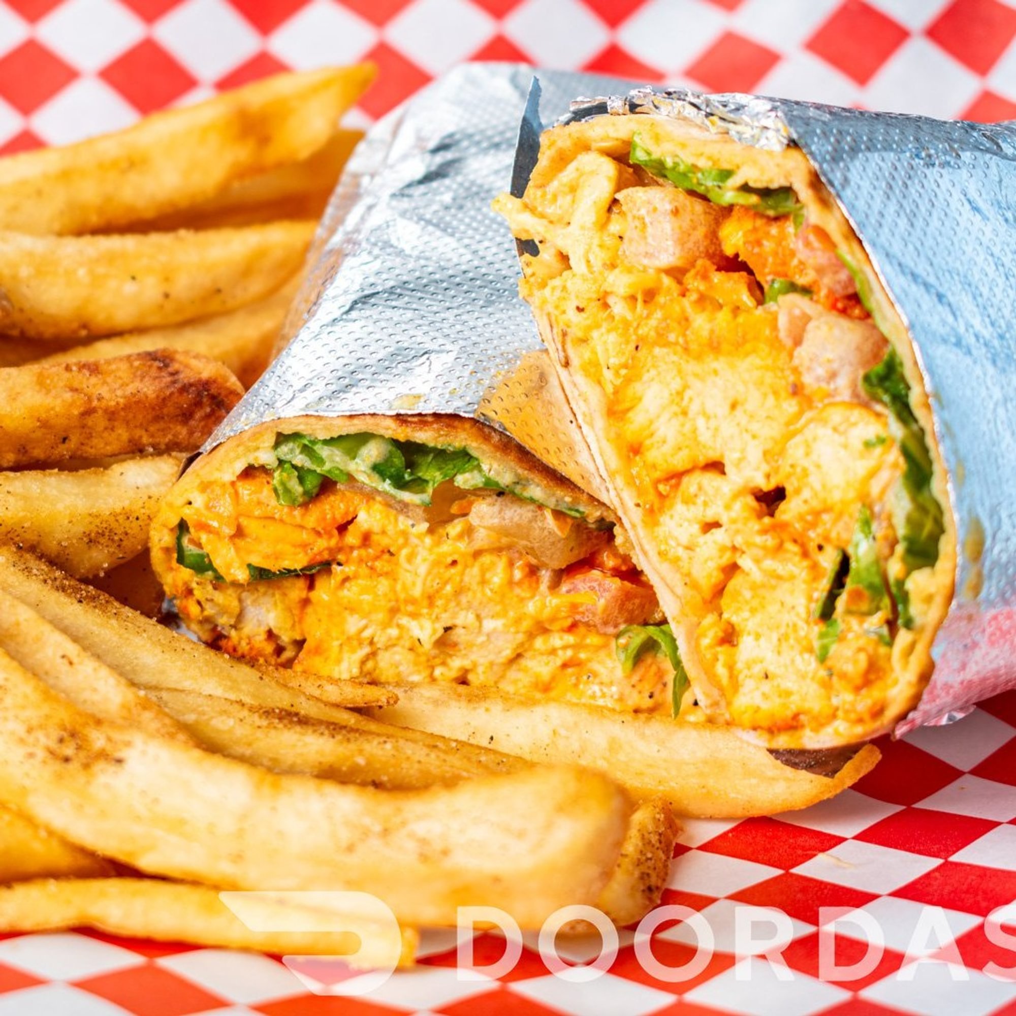 Chicken Shawarma with Fries