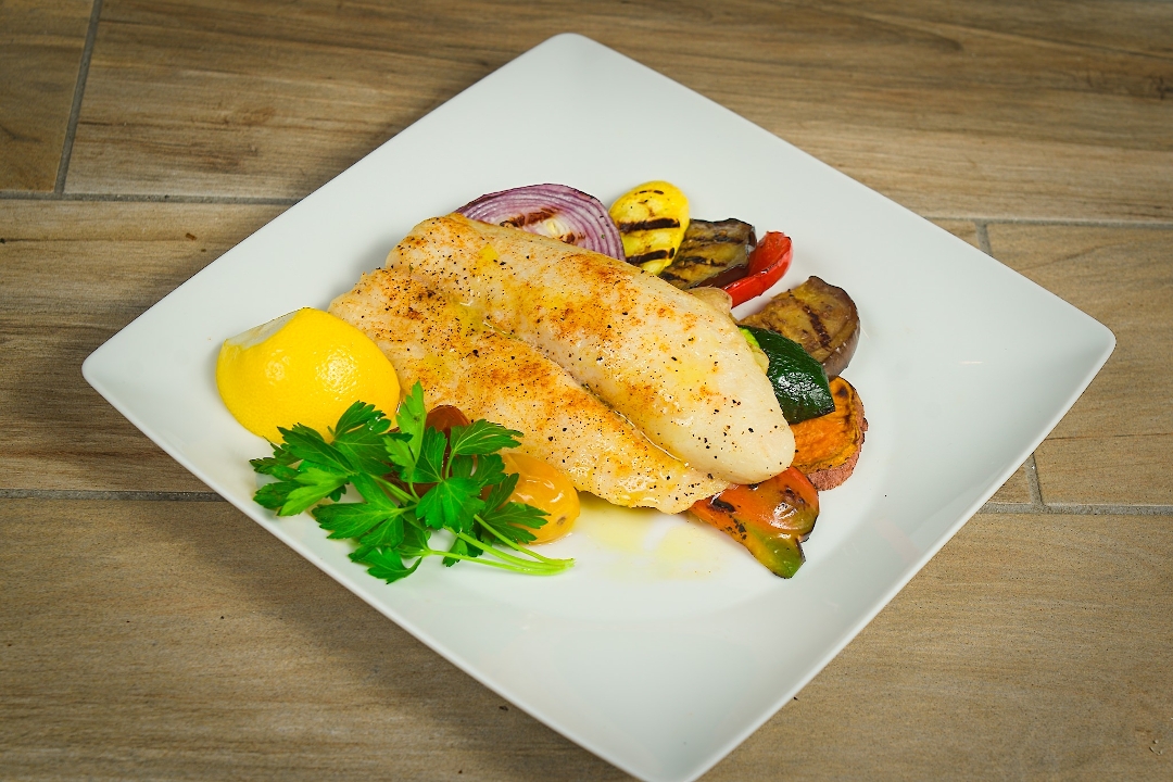 Broiled Lemon Sole w/ Corn on the Cob Lunch