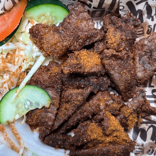 Torzo beef suya shred (hot)