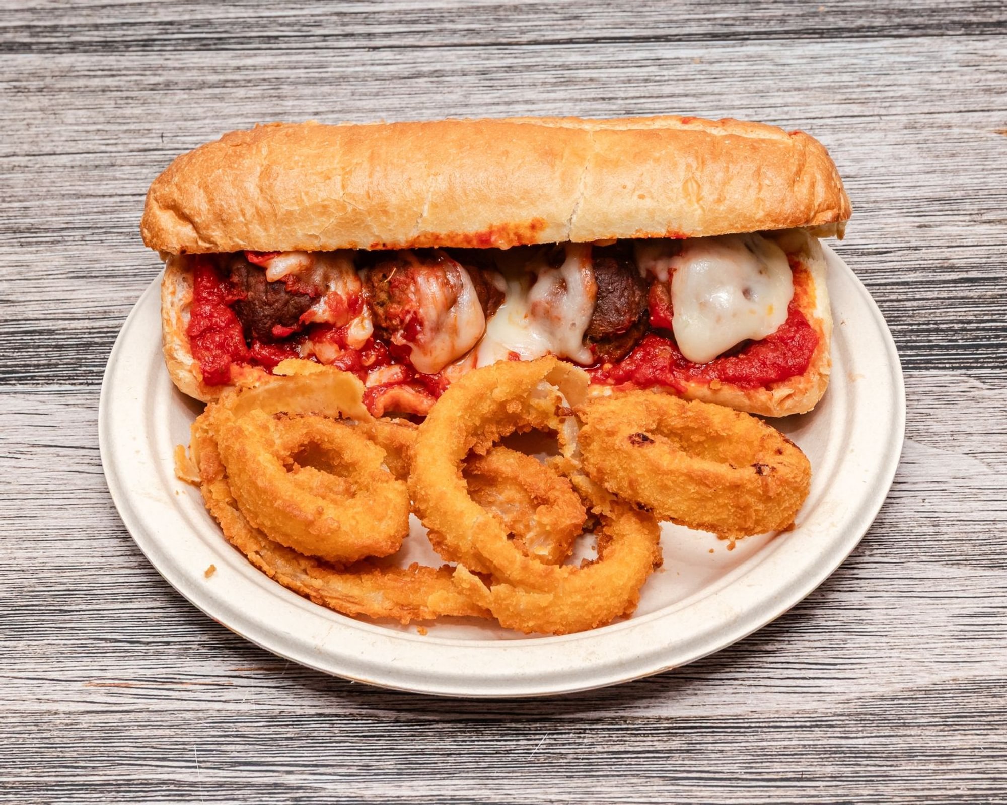 8" Meatball Parmesan Sub