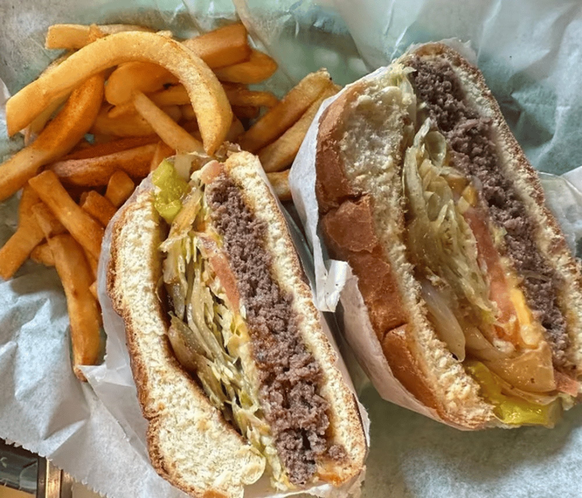 Delite Double Cheese Burger