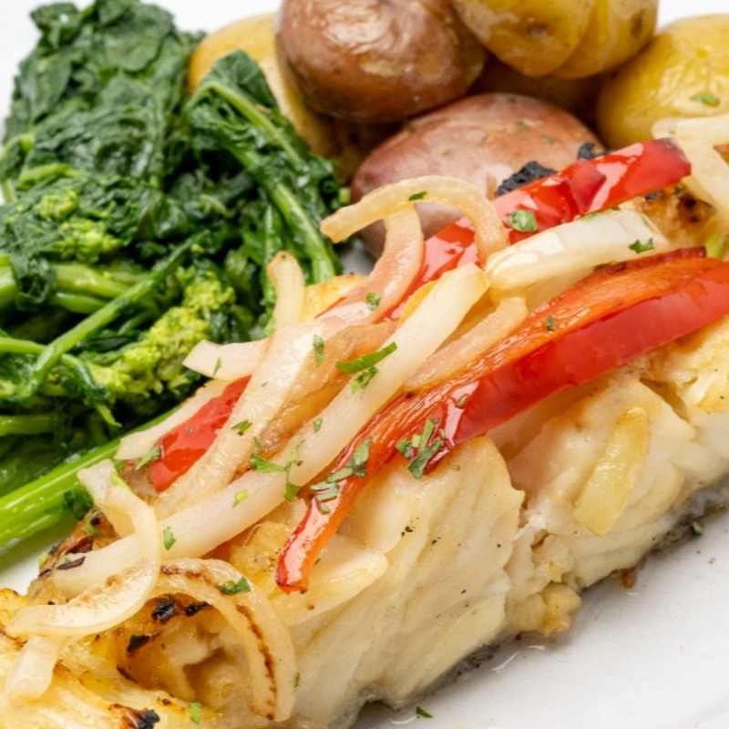 Codfish Lagareiro style | Bacalhau à Lagareiro