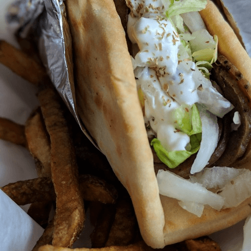 Gyro Sandwich Afghan Entree