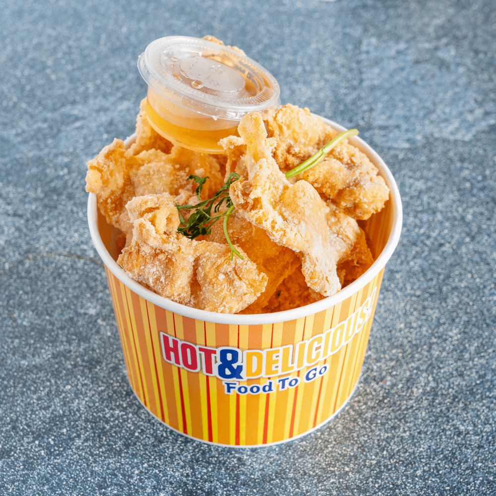 Chicken Skin Rinds Bucket
