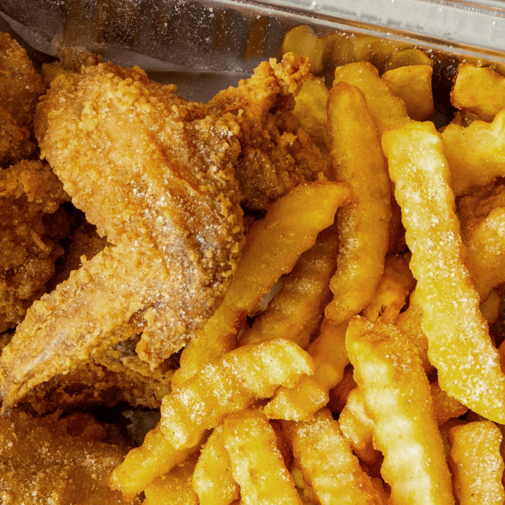 Kids 2 pieces wings & fries