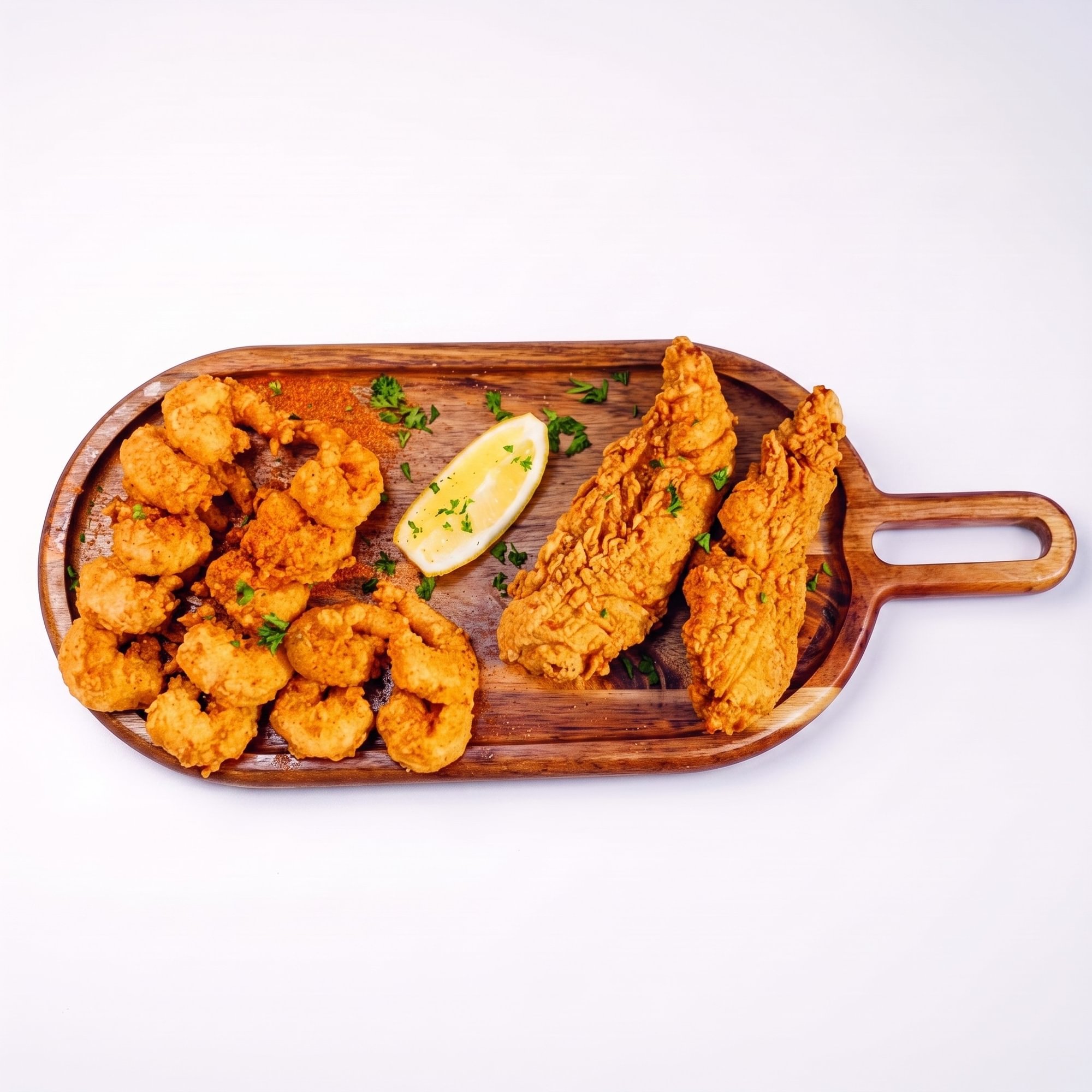 Tenders and Shrimp