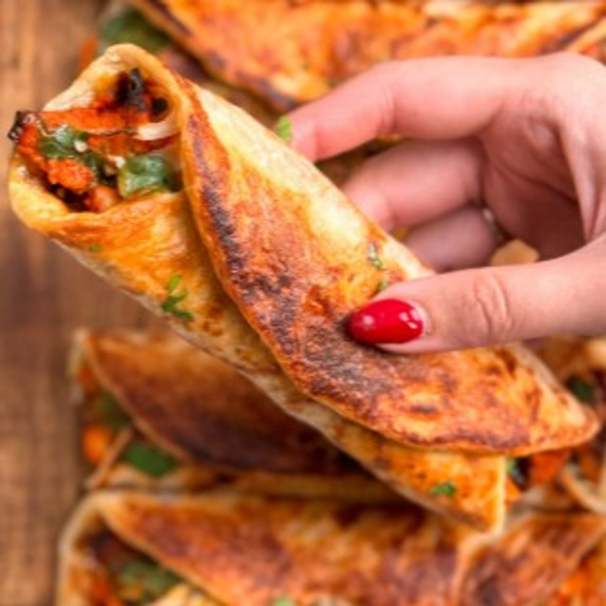 Chicken Tikka Paratha Roll
