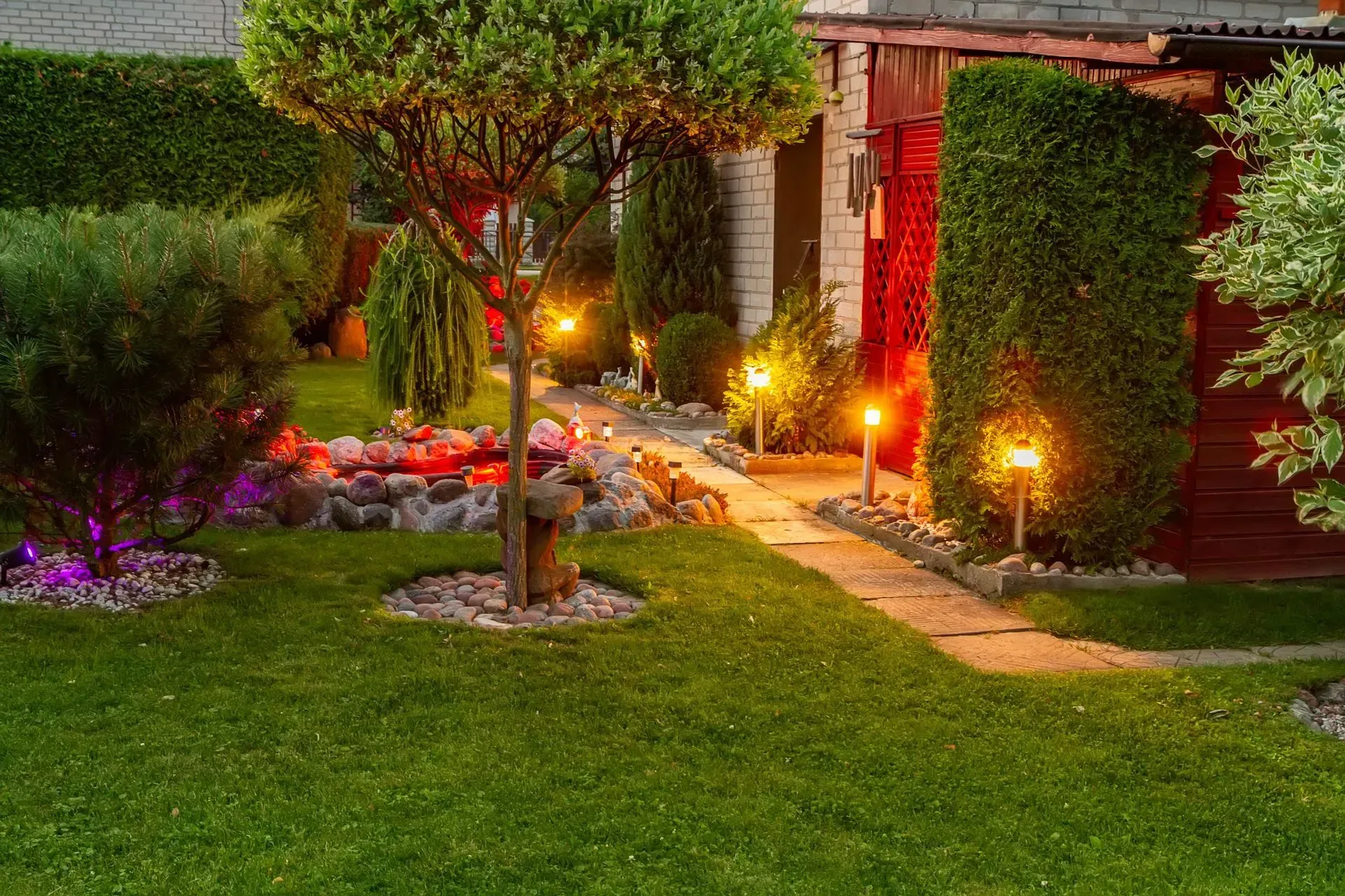 Landscape Lighting Installation