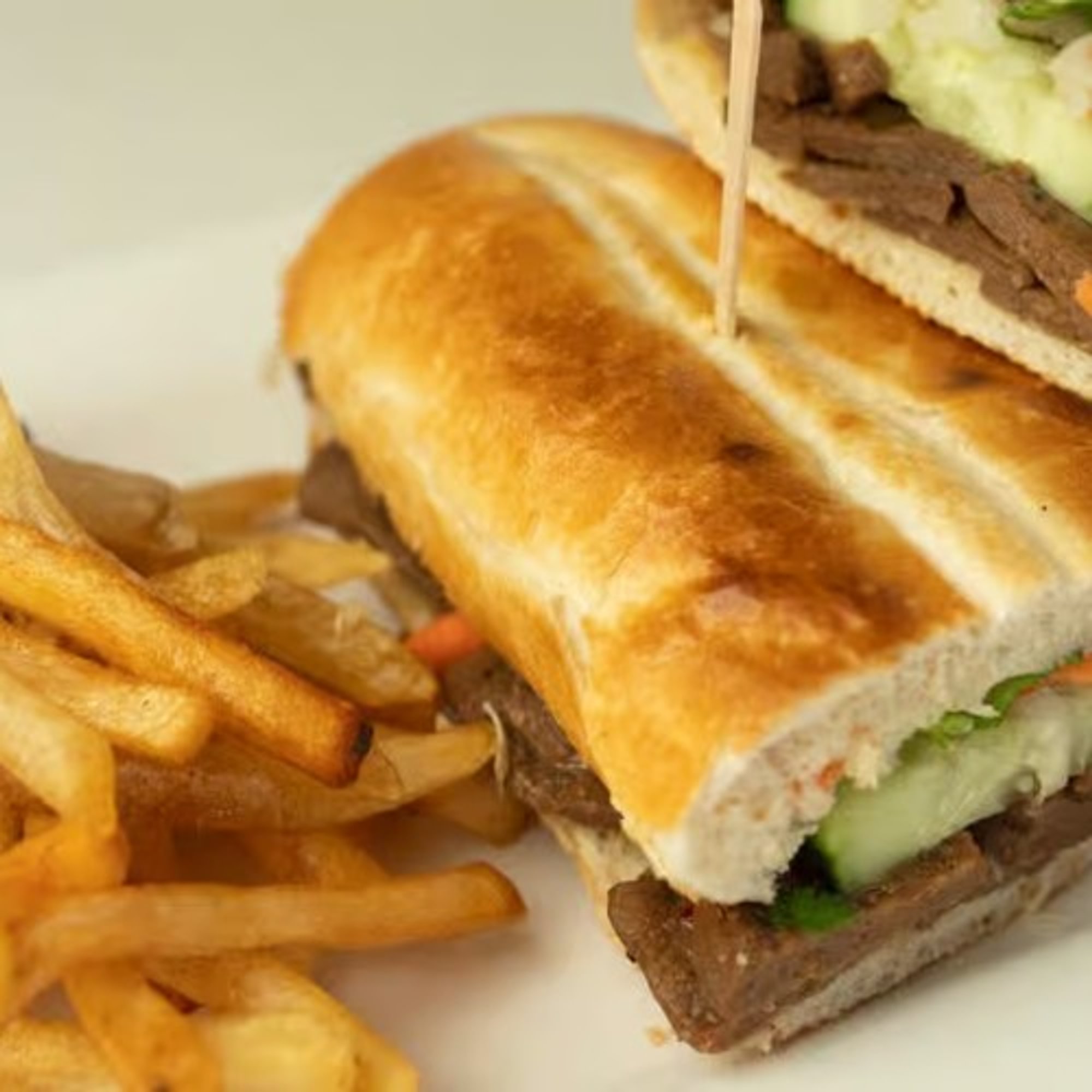 Grilled Mock Beef - Banh Mi