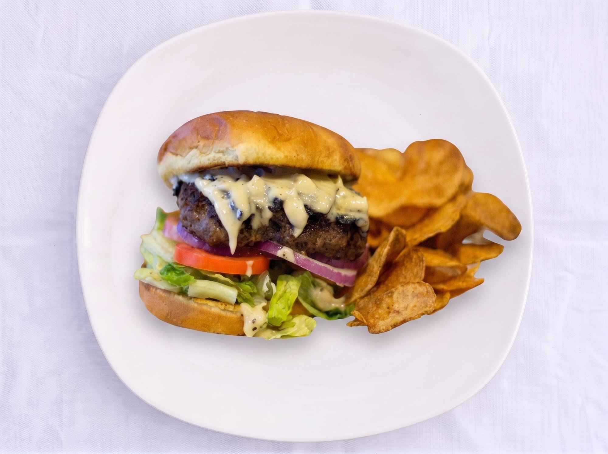 Mushroom and Swiss Burger