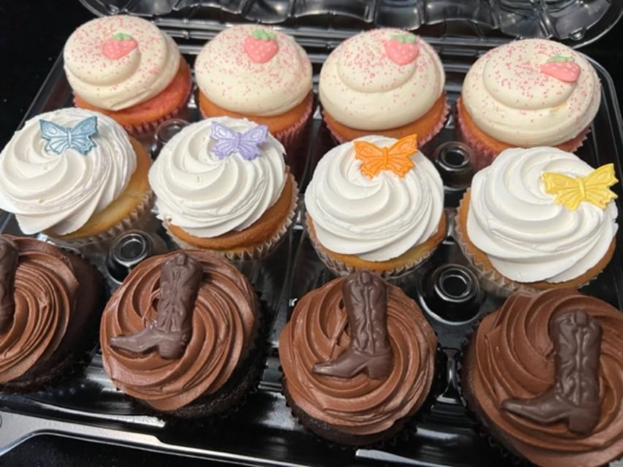 Neapolitan Cupcakes 1 Dozen