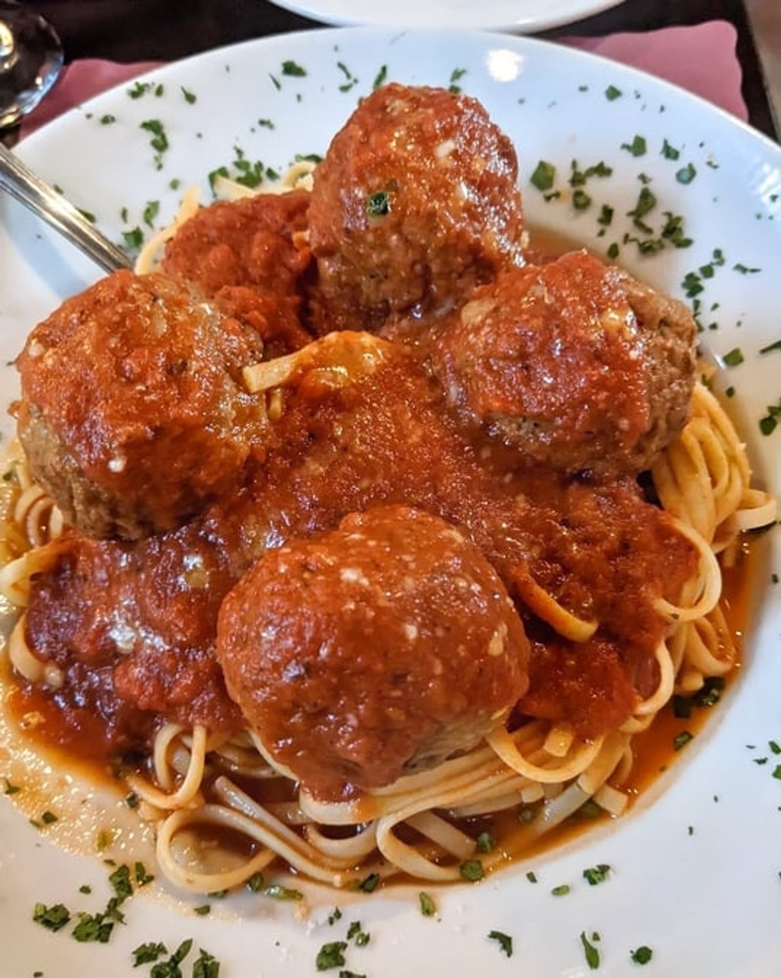 Linguini Meatball Pasta
