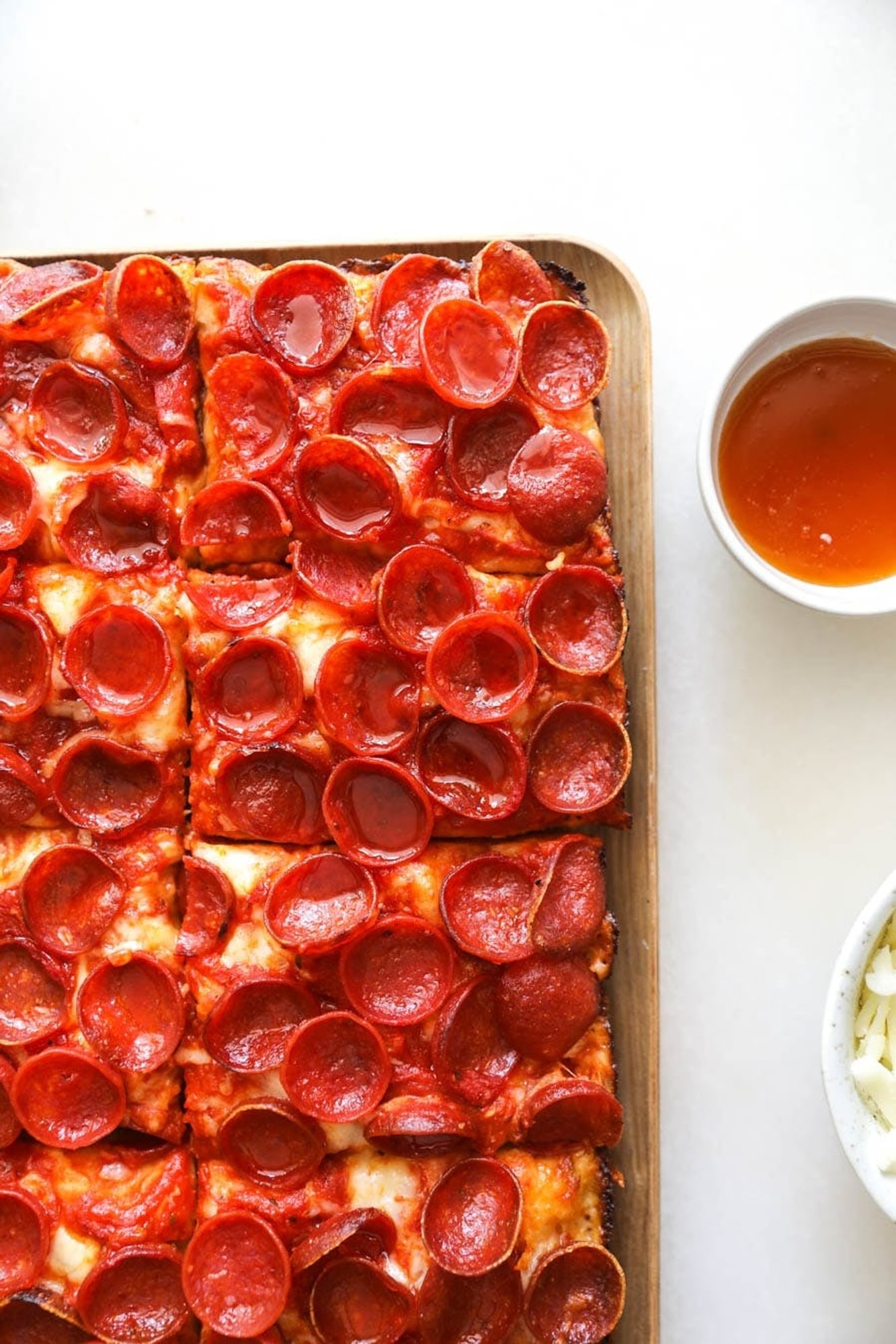 Pepperoni Hot Honey Roman Style Pan Pizza (New)