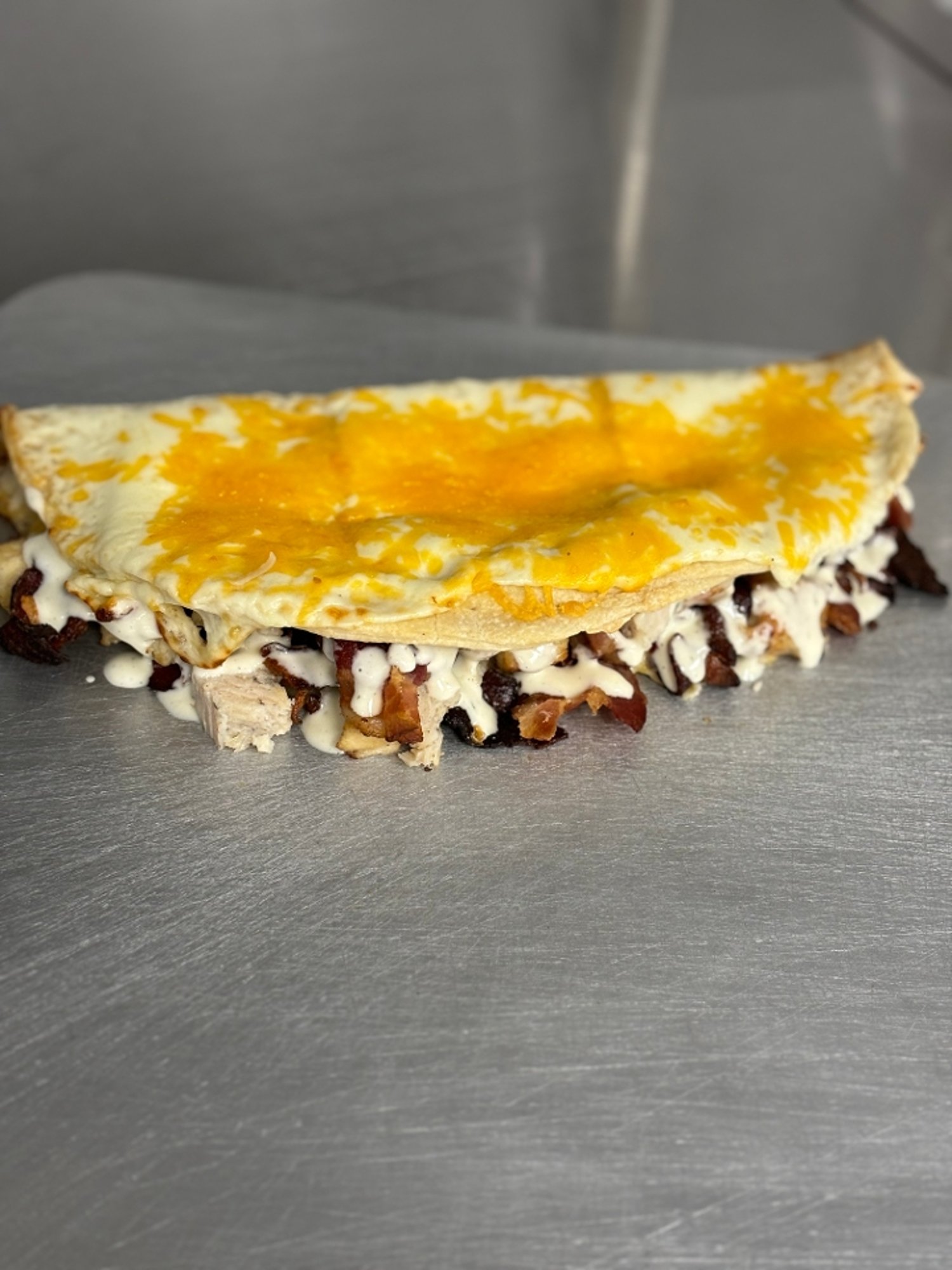 Small Chicken Bacon Ranch Foldover