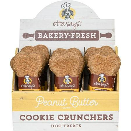 41401436 5 in. & 1 Oz Peanut Butter Cookie Cruncher Dog Treat