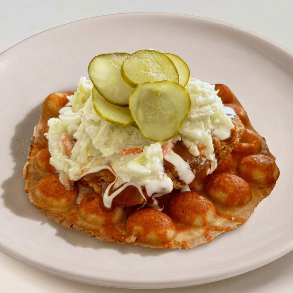 Nashville Hot Chicken Stack Waffle