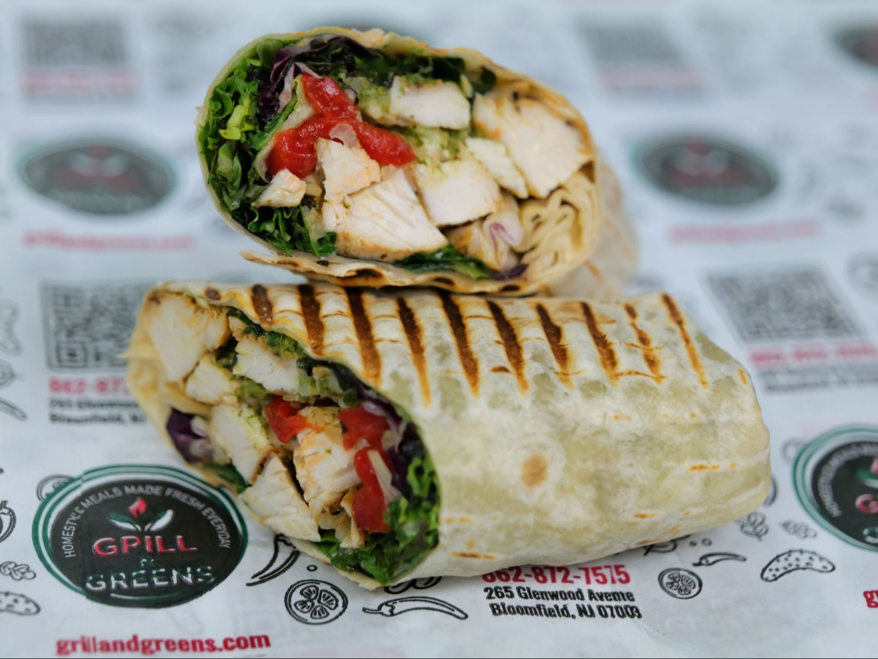 Caprese Pesto Wrap