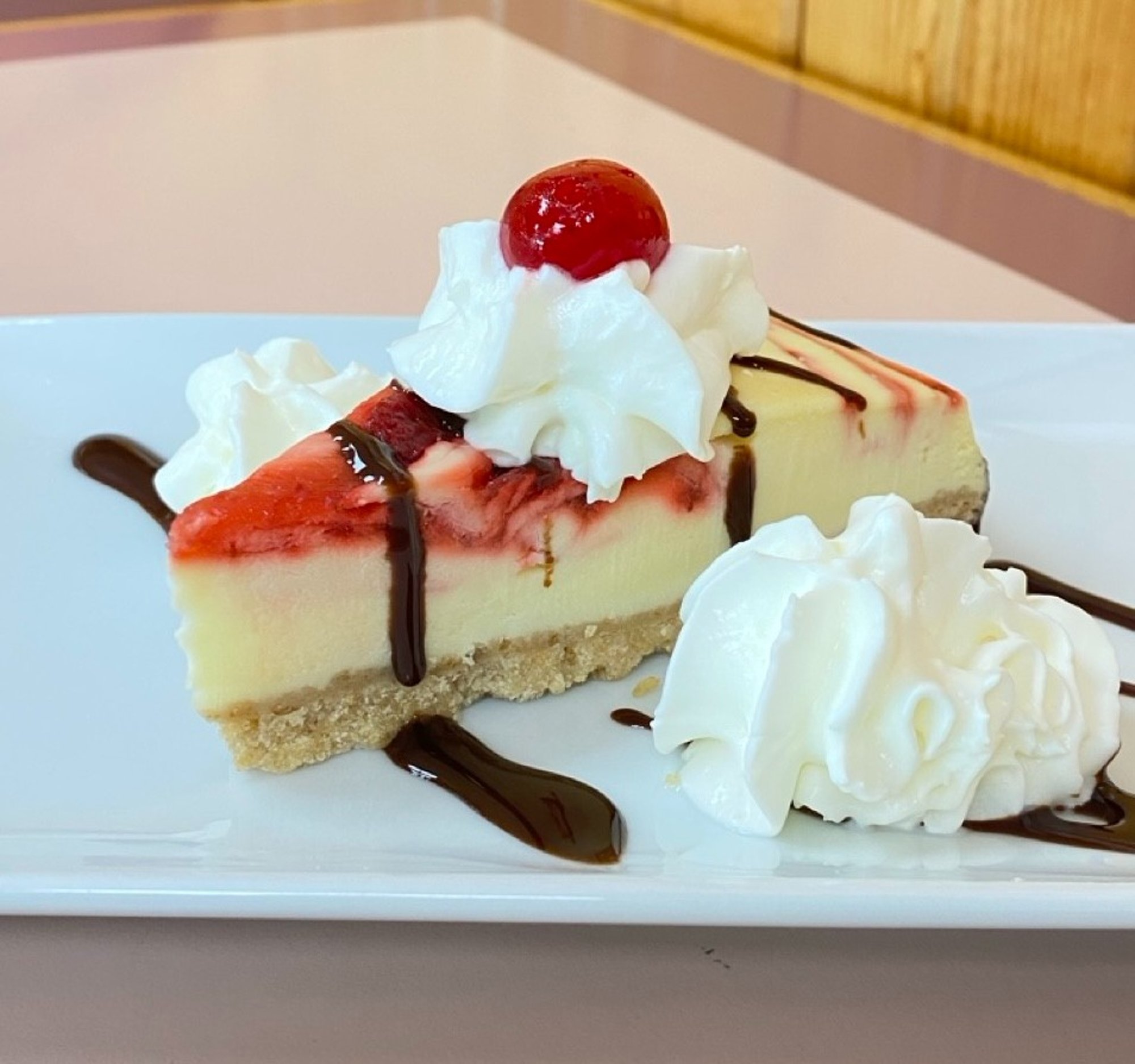 White Chocolate Raspberry Cheesecake
