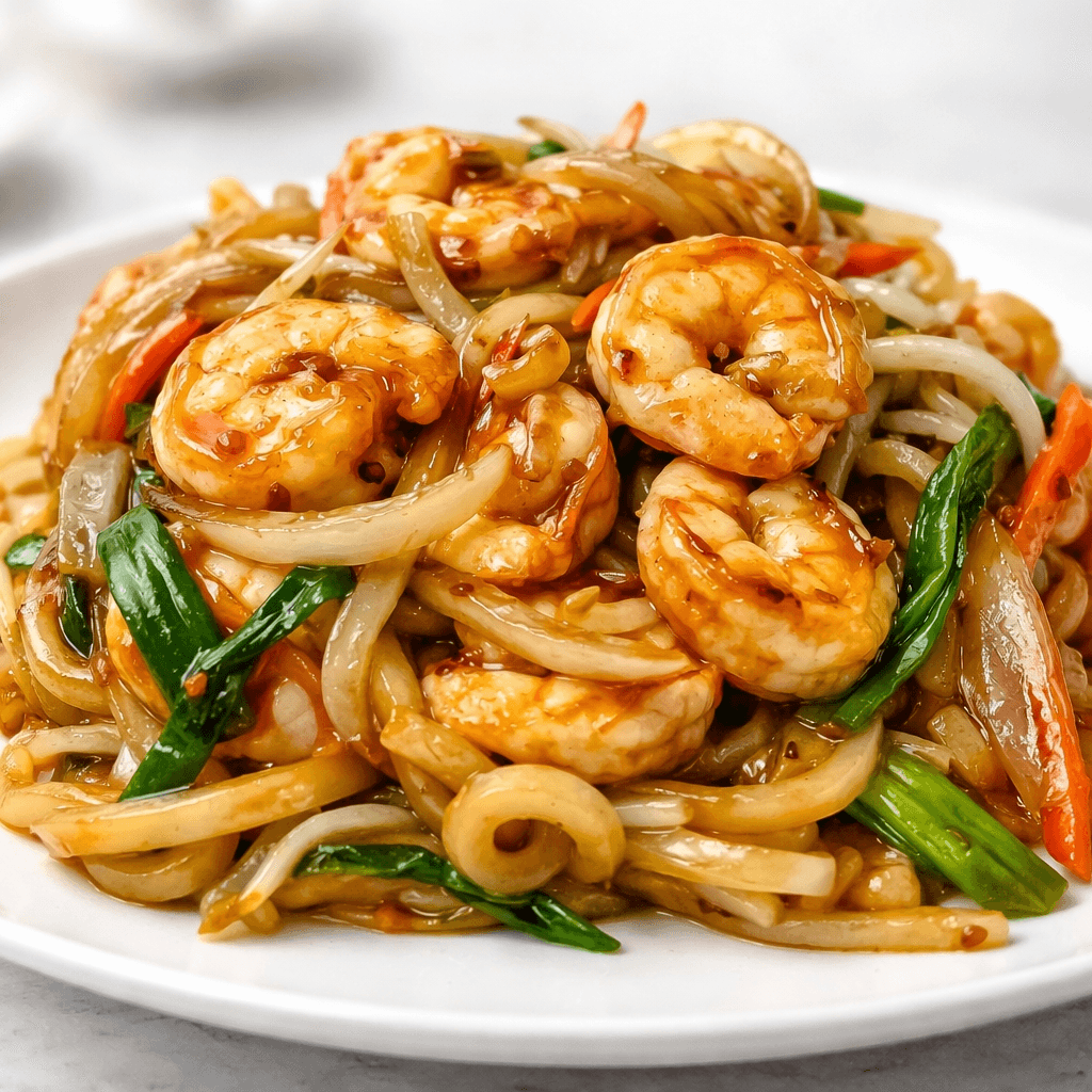 (L) Shrimp Noodle