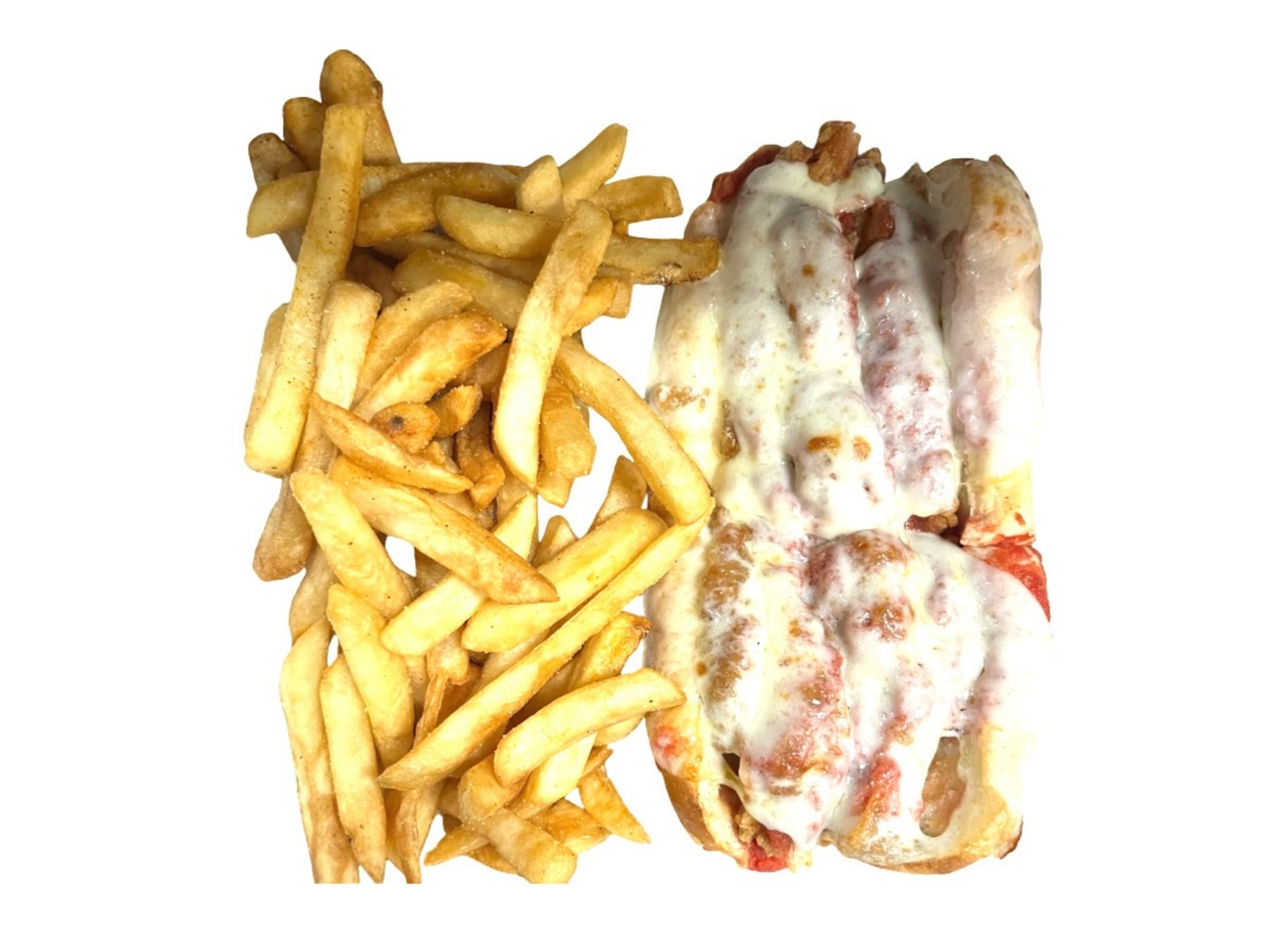 Meatball Parm Sub W/Fries