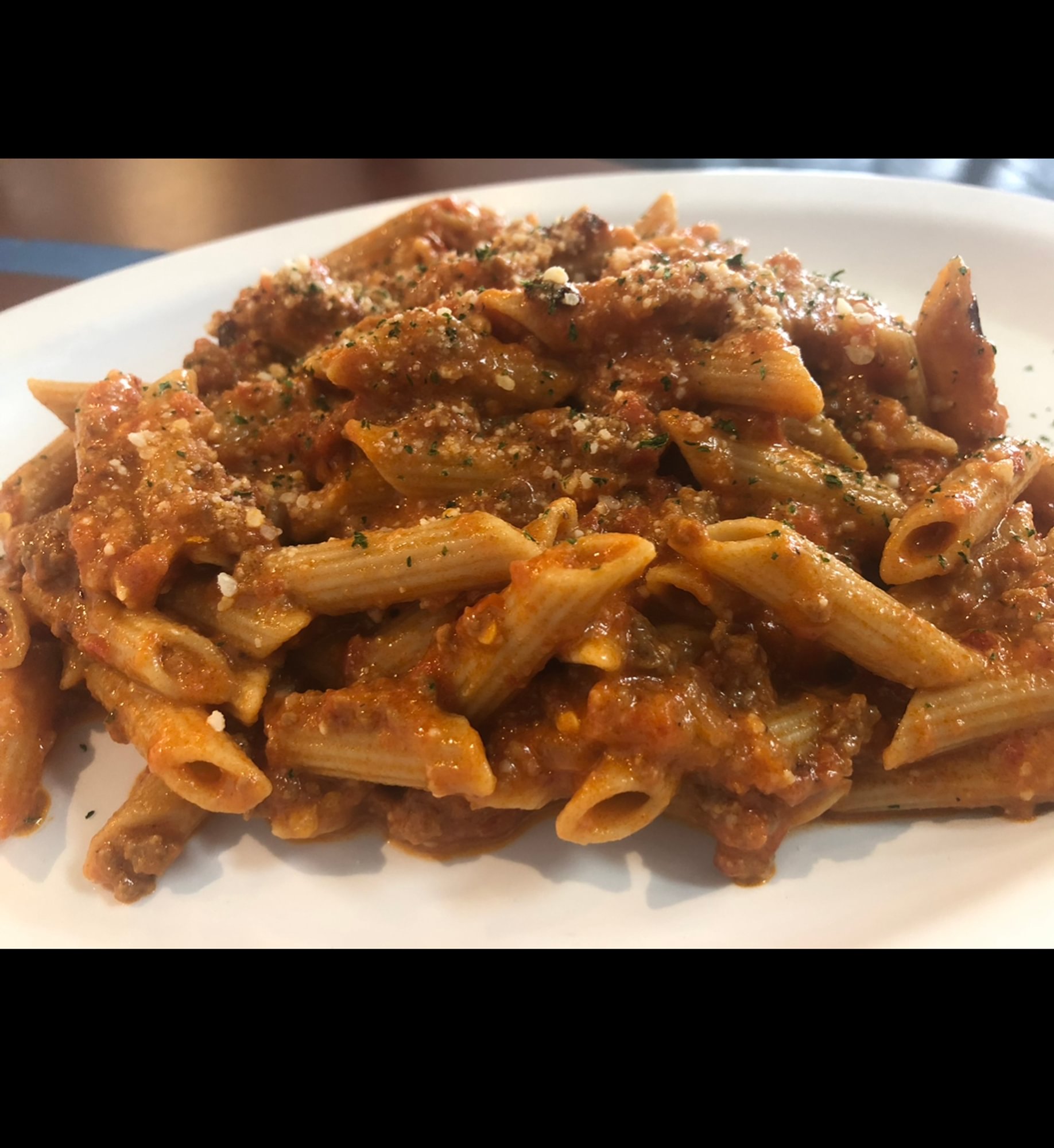 Ziti meat sauce