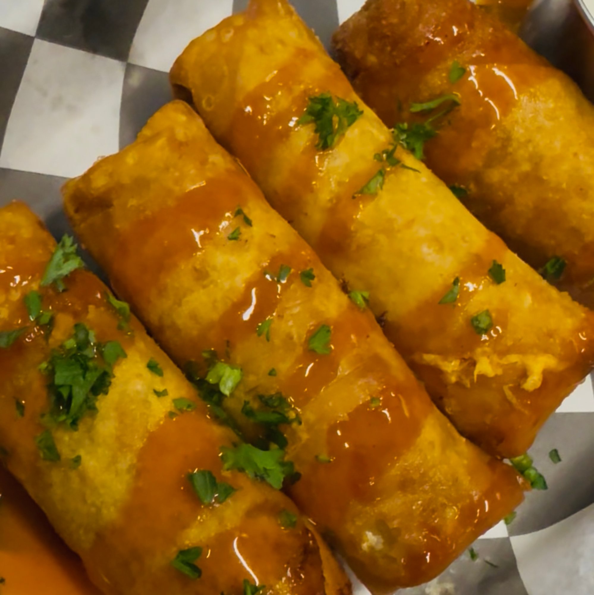 Buffalo Chicken Egg Roll