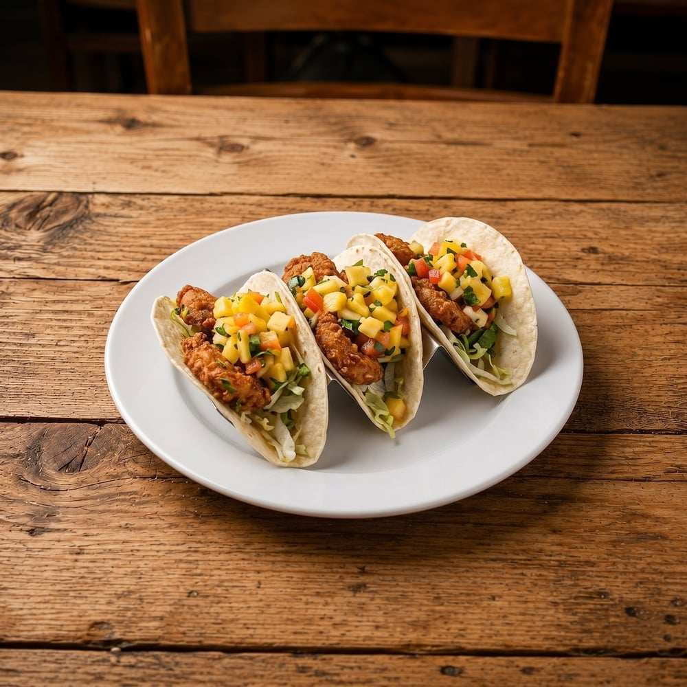 Coconut Shrimp Tacos