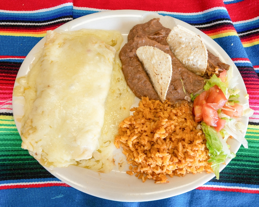 Enchiladas Verdes (2) con Pollo