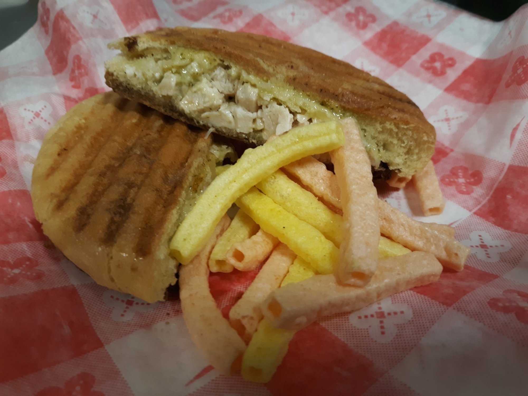 Chicken Parmesan Pesto Panini