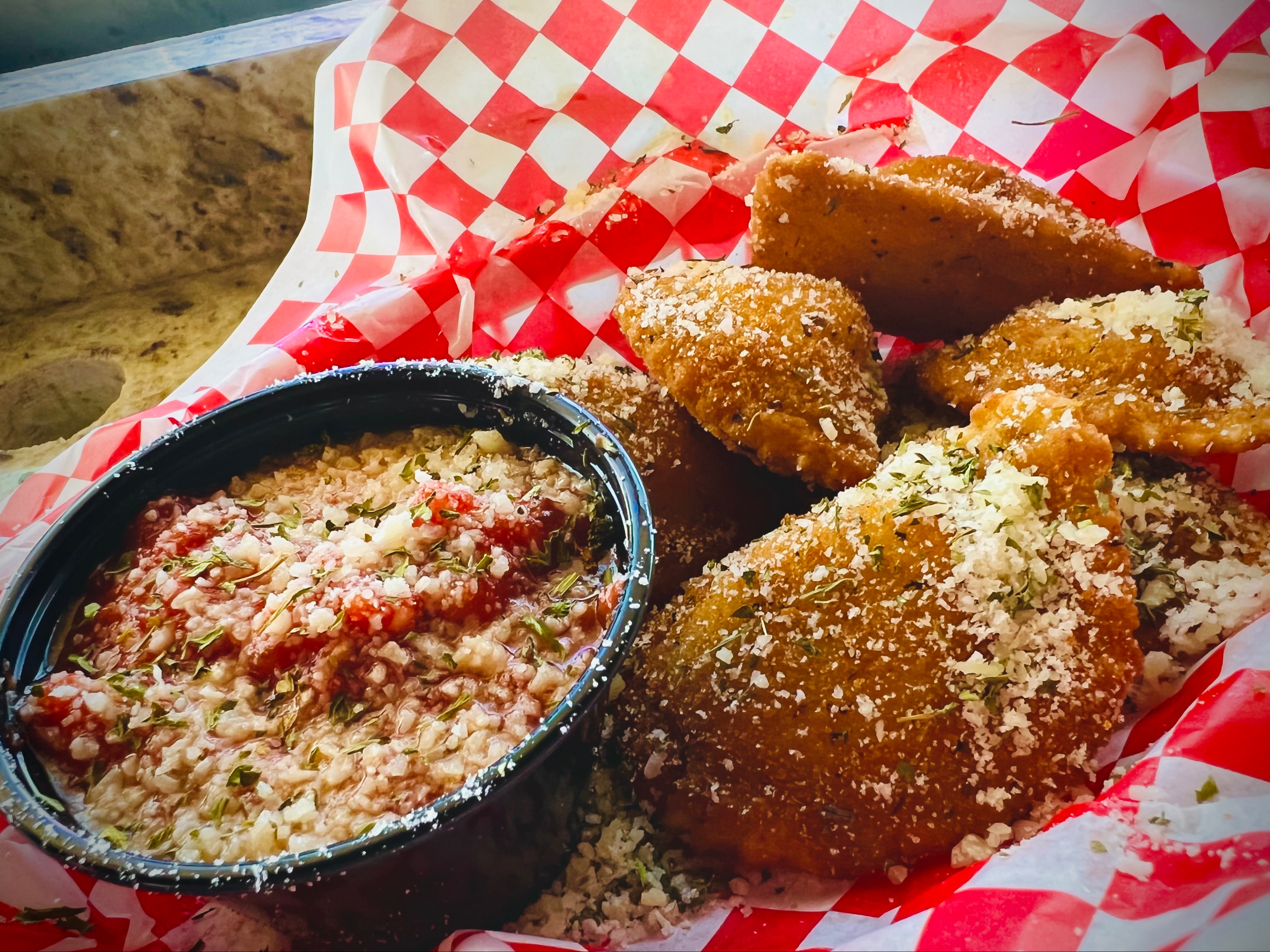 Fried Cheese Ravioli