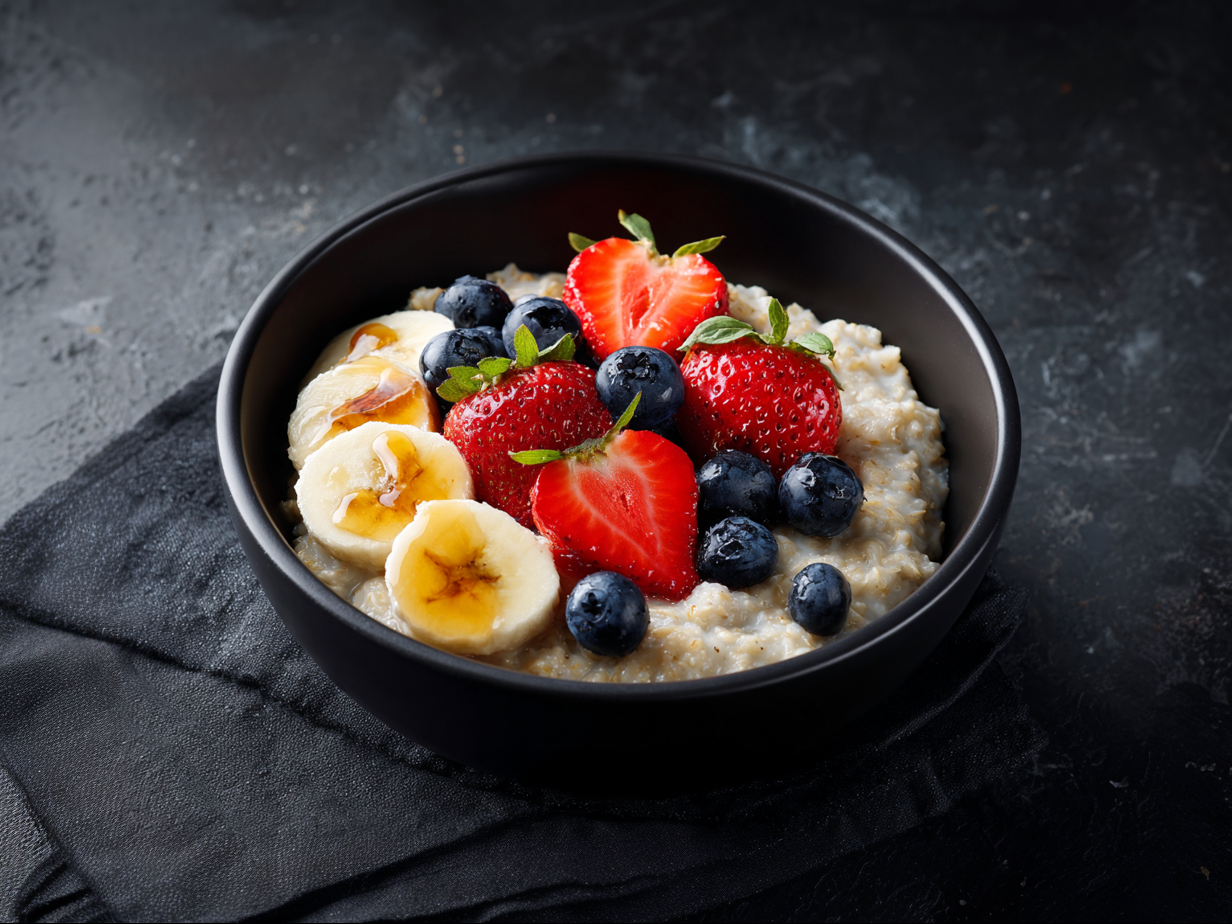 Oatmeal and Fruits