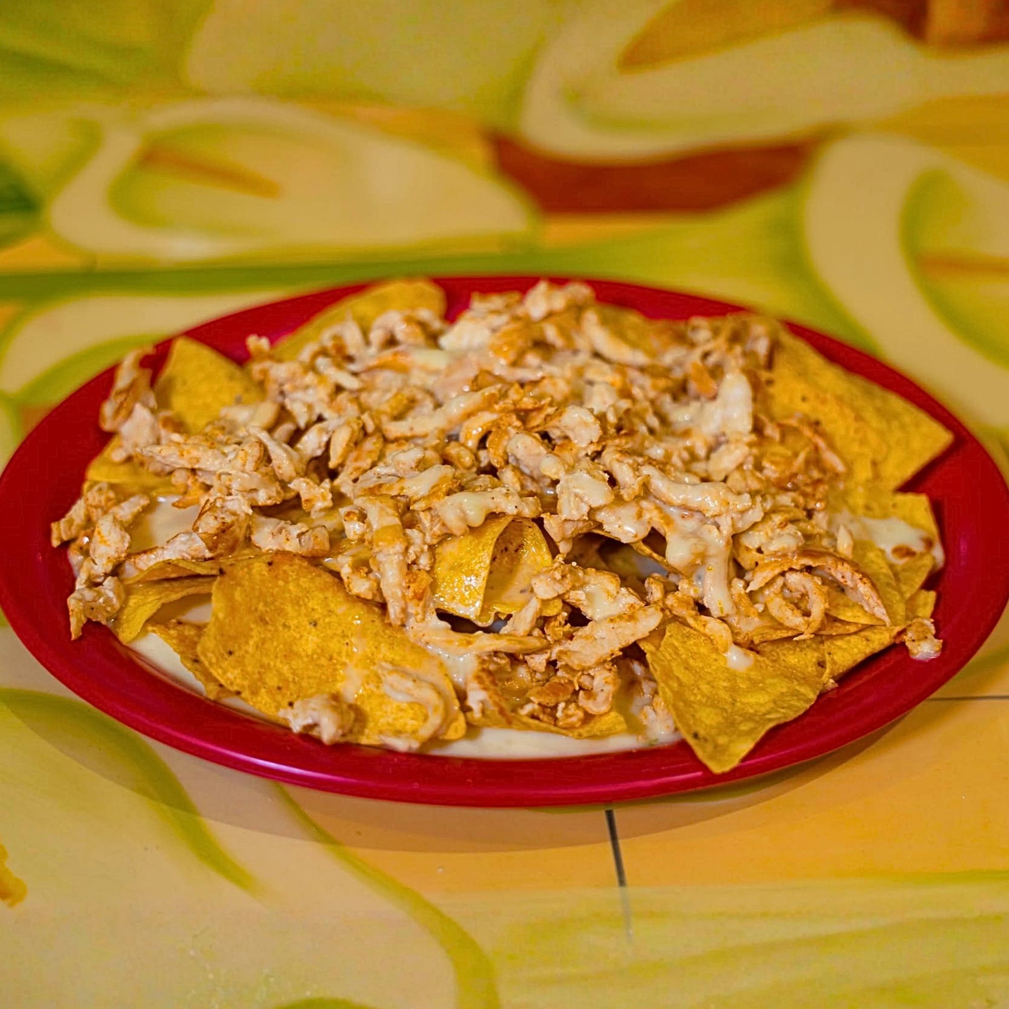 Grilled Chicken Nachos