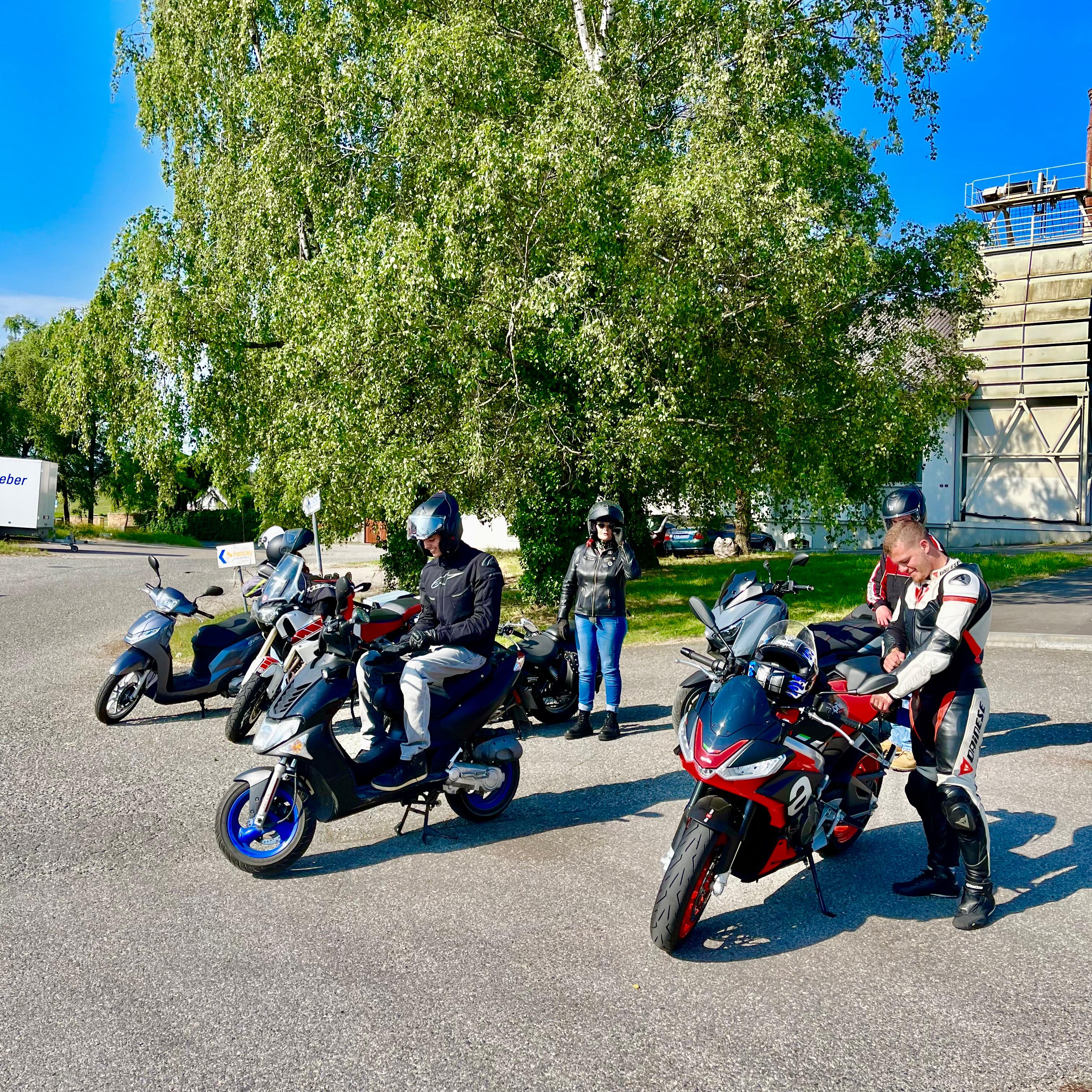 Practical motorcycle courses