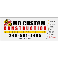 MD Custom Construction Logo