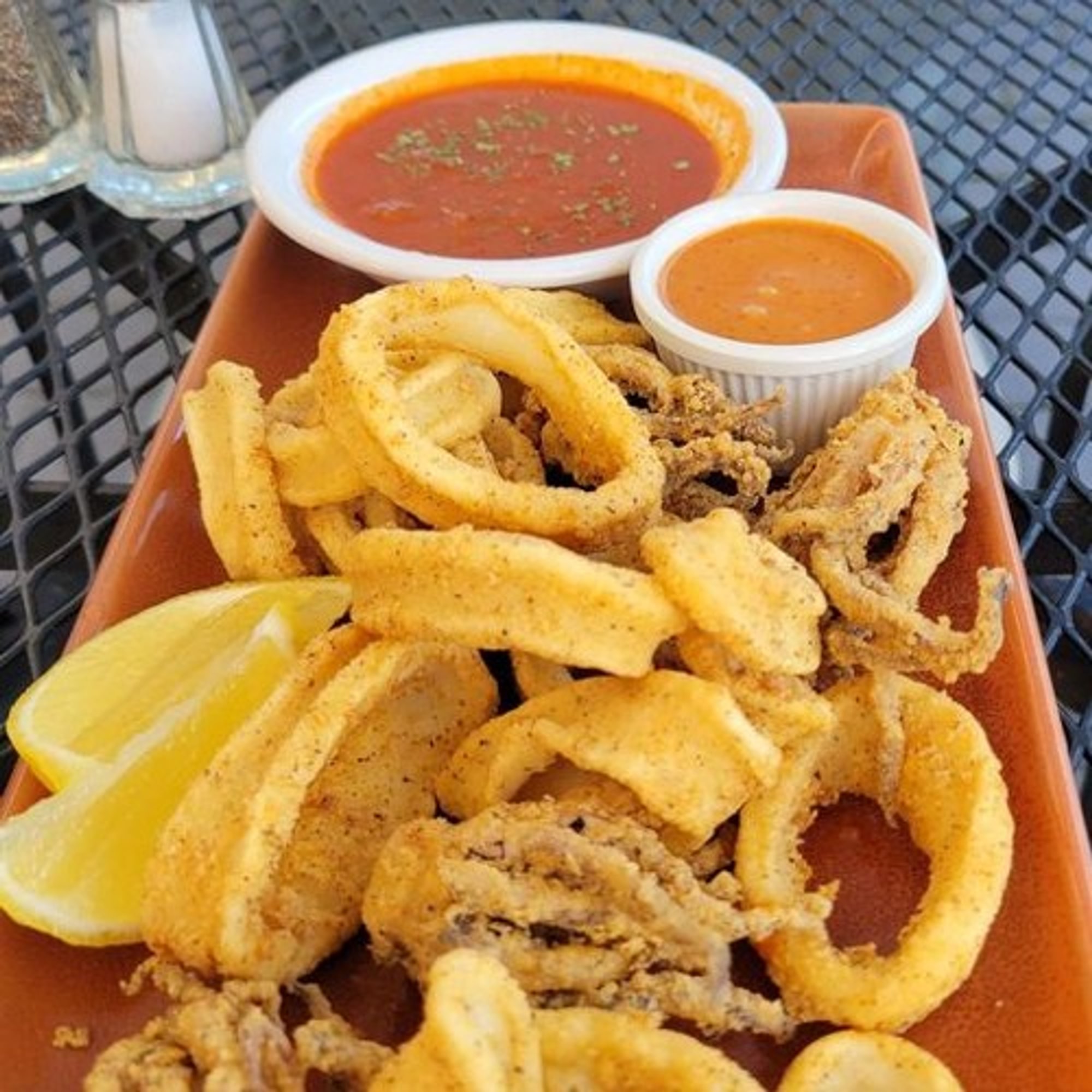 Golden and Crispy Calamari