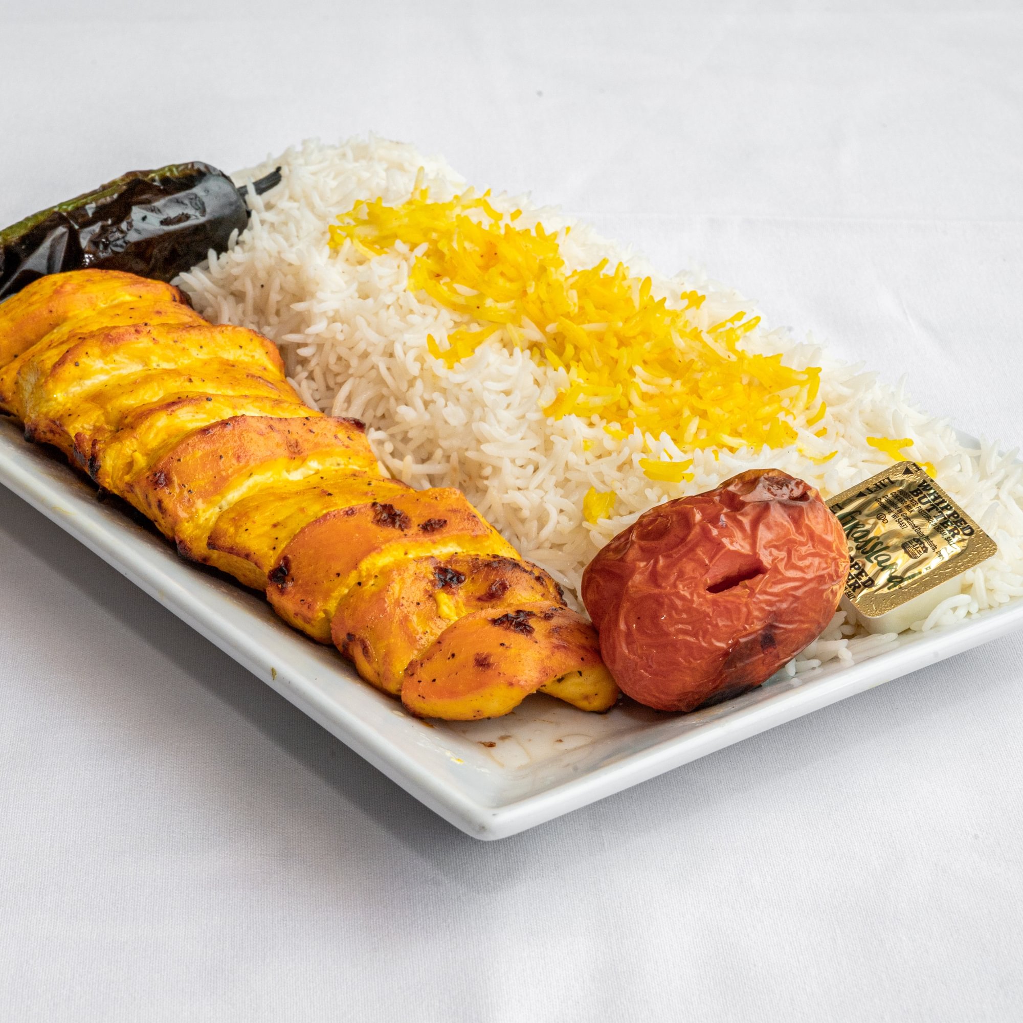 Saffron Tikka Kebab (Joojeh)
