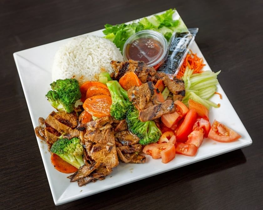 L8. Pork Stir Fry Plate