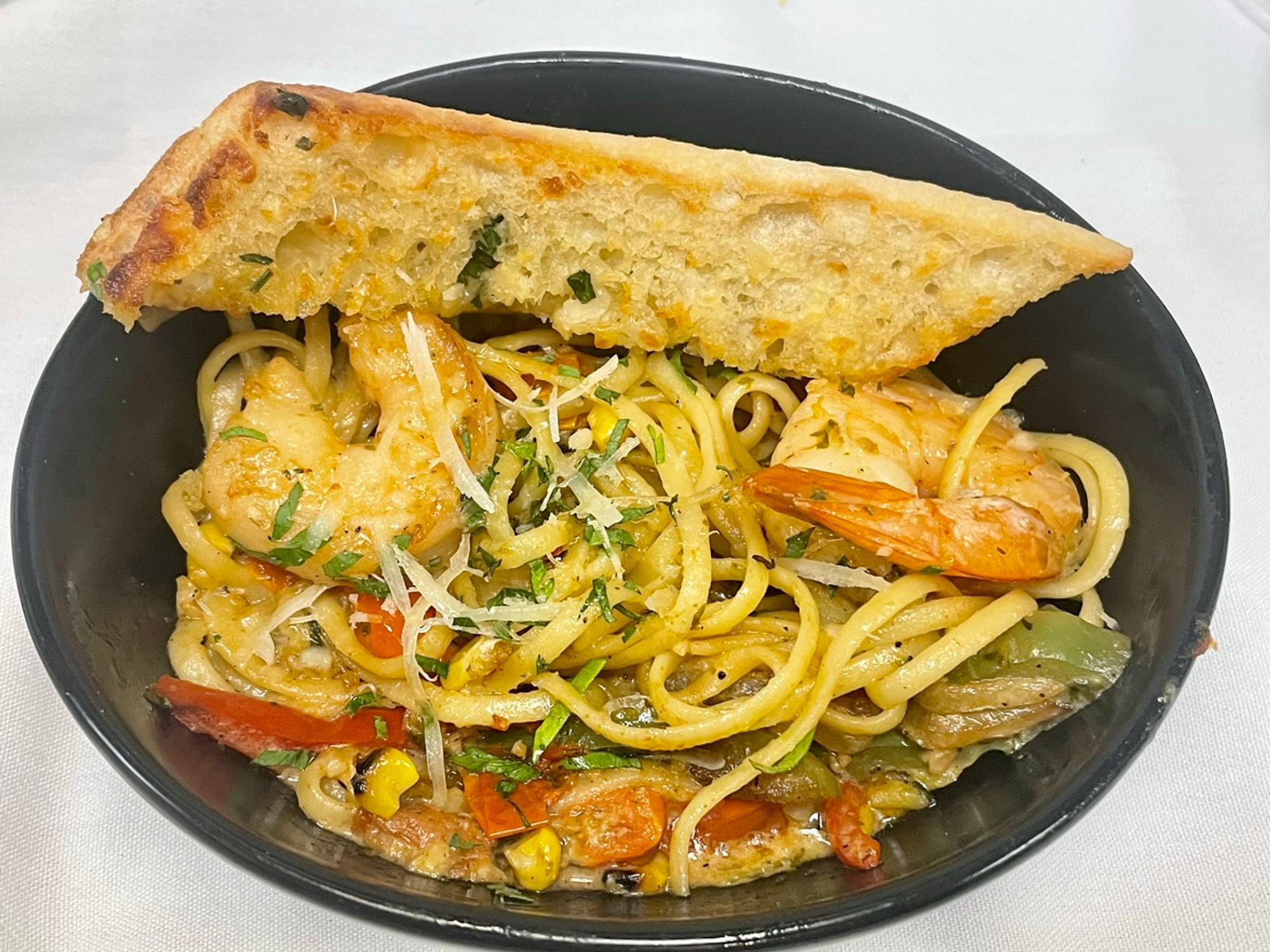 Spicy Santa Fe Shrimp Linguine Pasta
