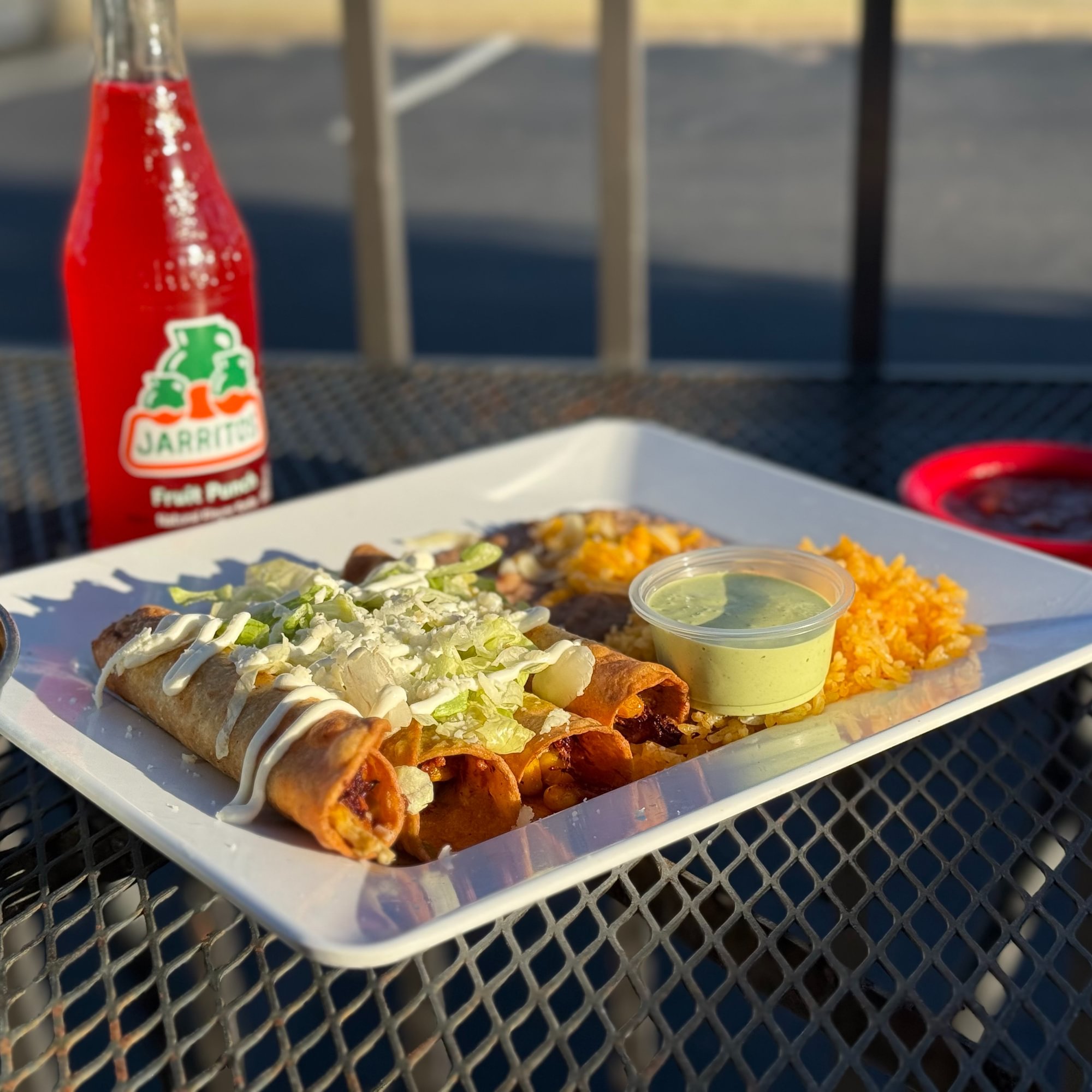Green Chile Chicken Taquitos