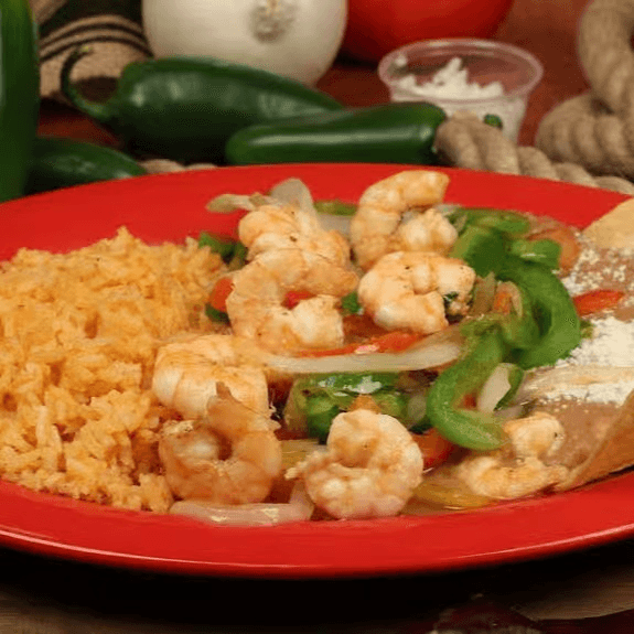 Shrimp Fajitas Plate