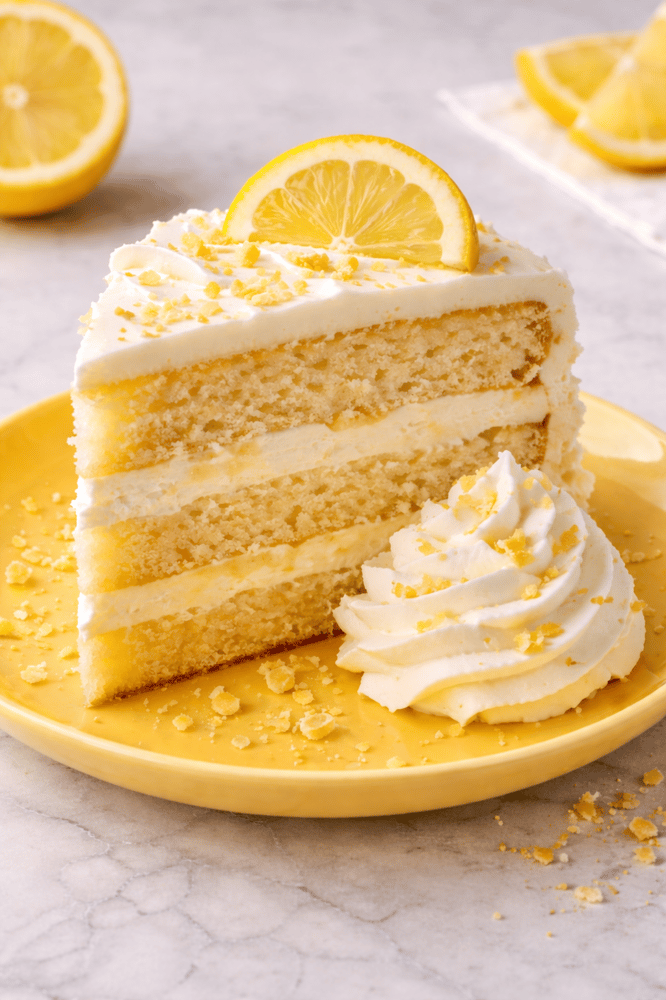 Limoncello Cake Slice
