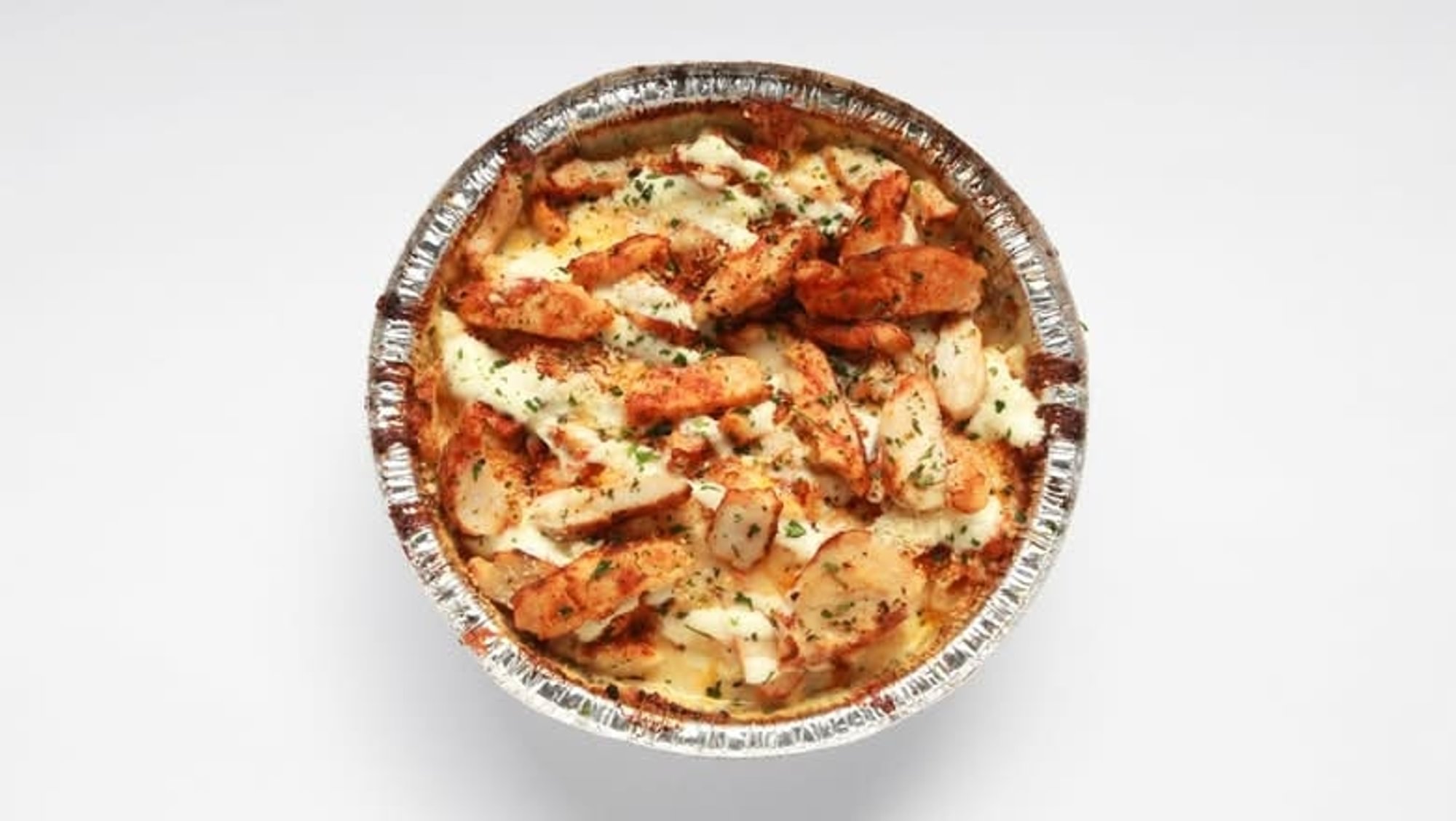 Fried Chicken Alfredo Mac