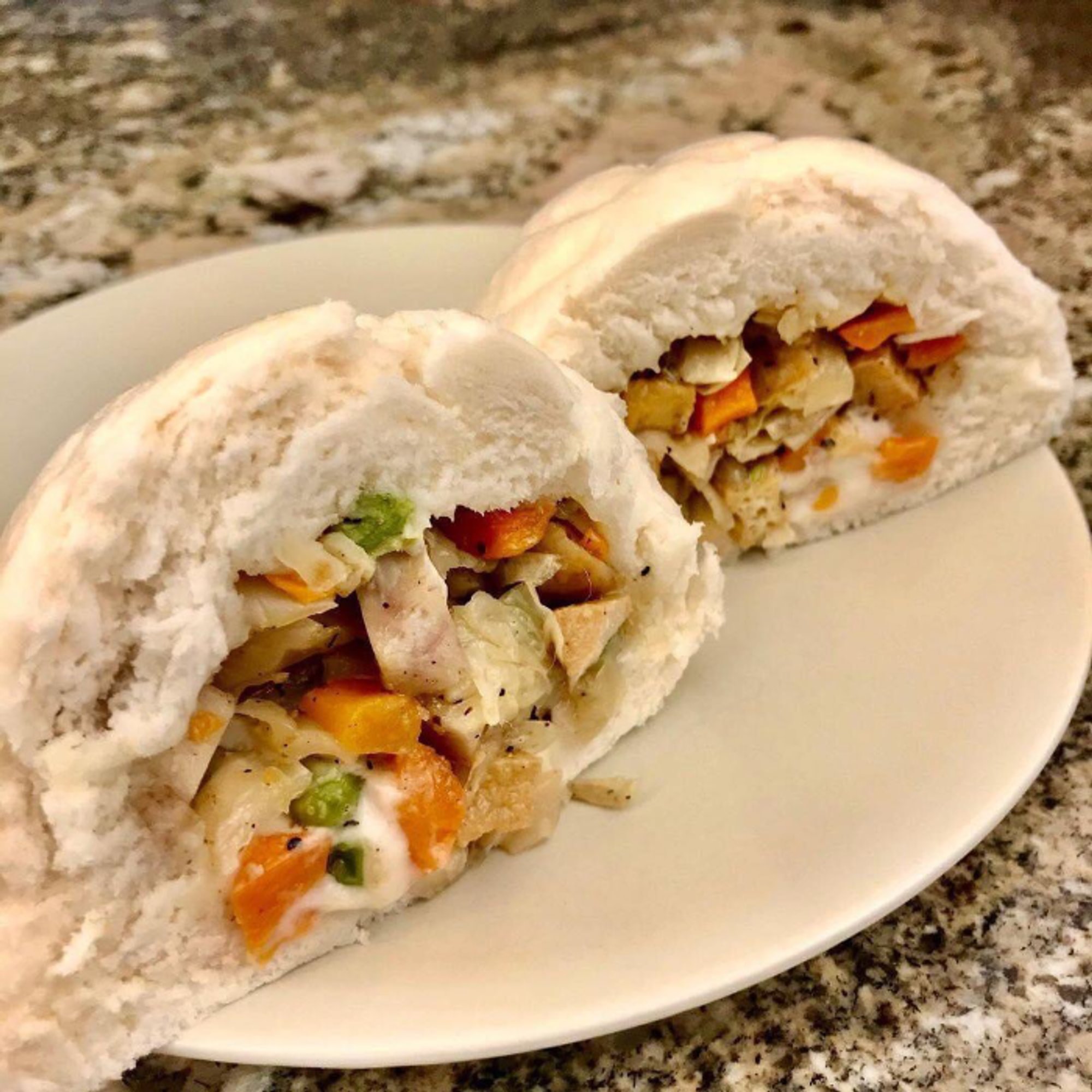 A1. Steamed Bun (Bánh Bao)