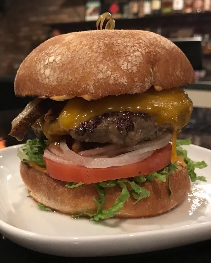 The Bal-Mont Burger (w/ pork belly) (gfo)