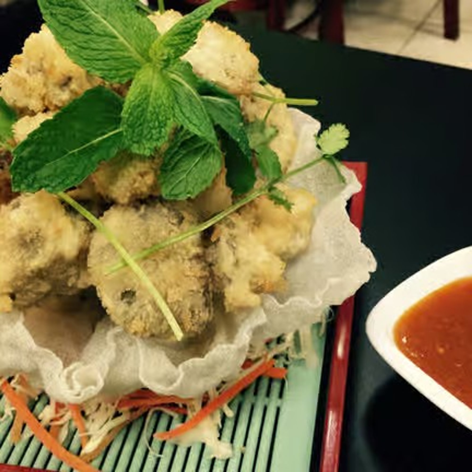 A10. Crispy Seasoning Oyster Mushroom