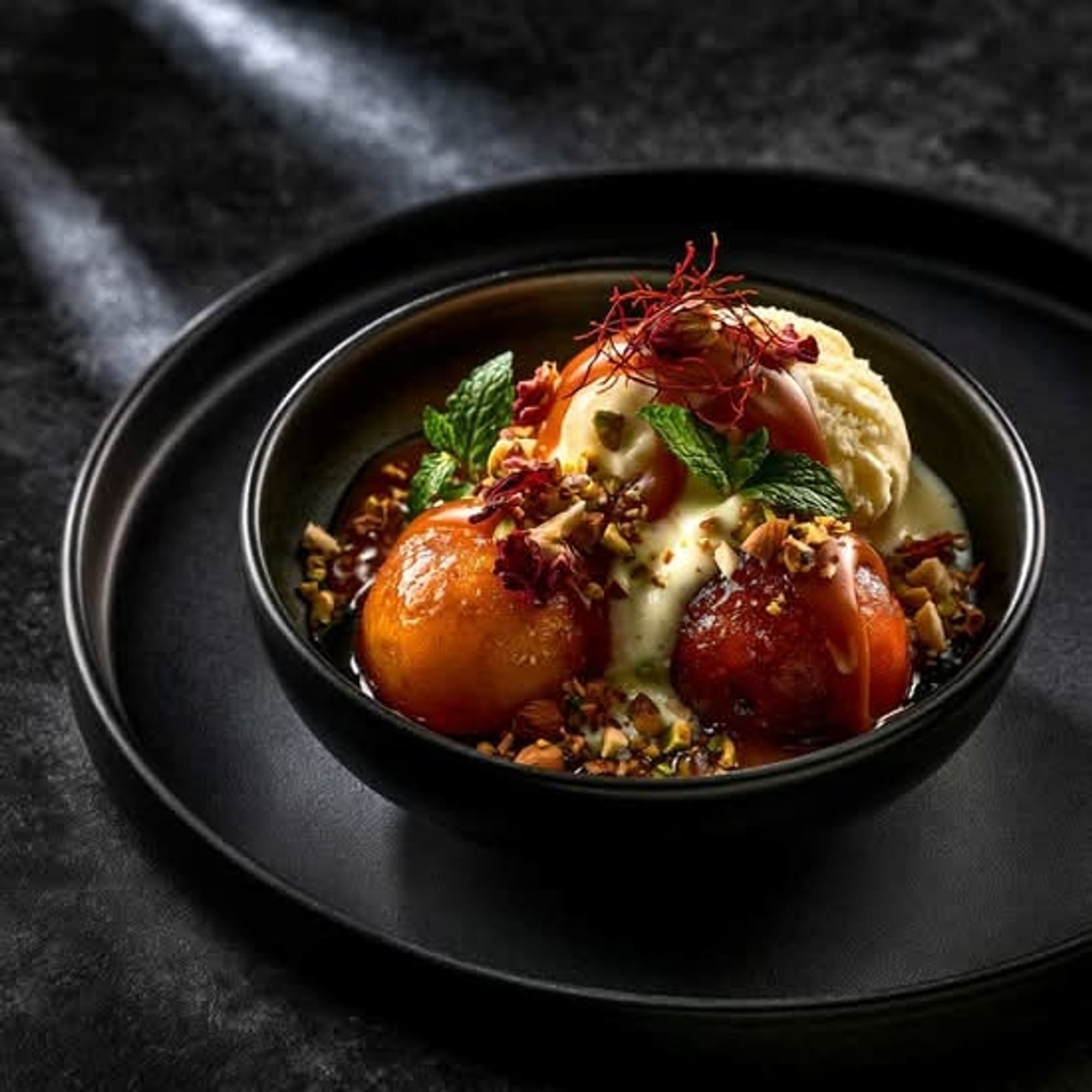 Warm Gulab Jamun Sundae