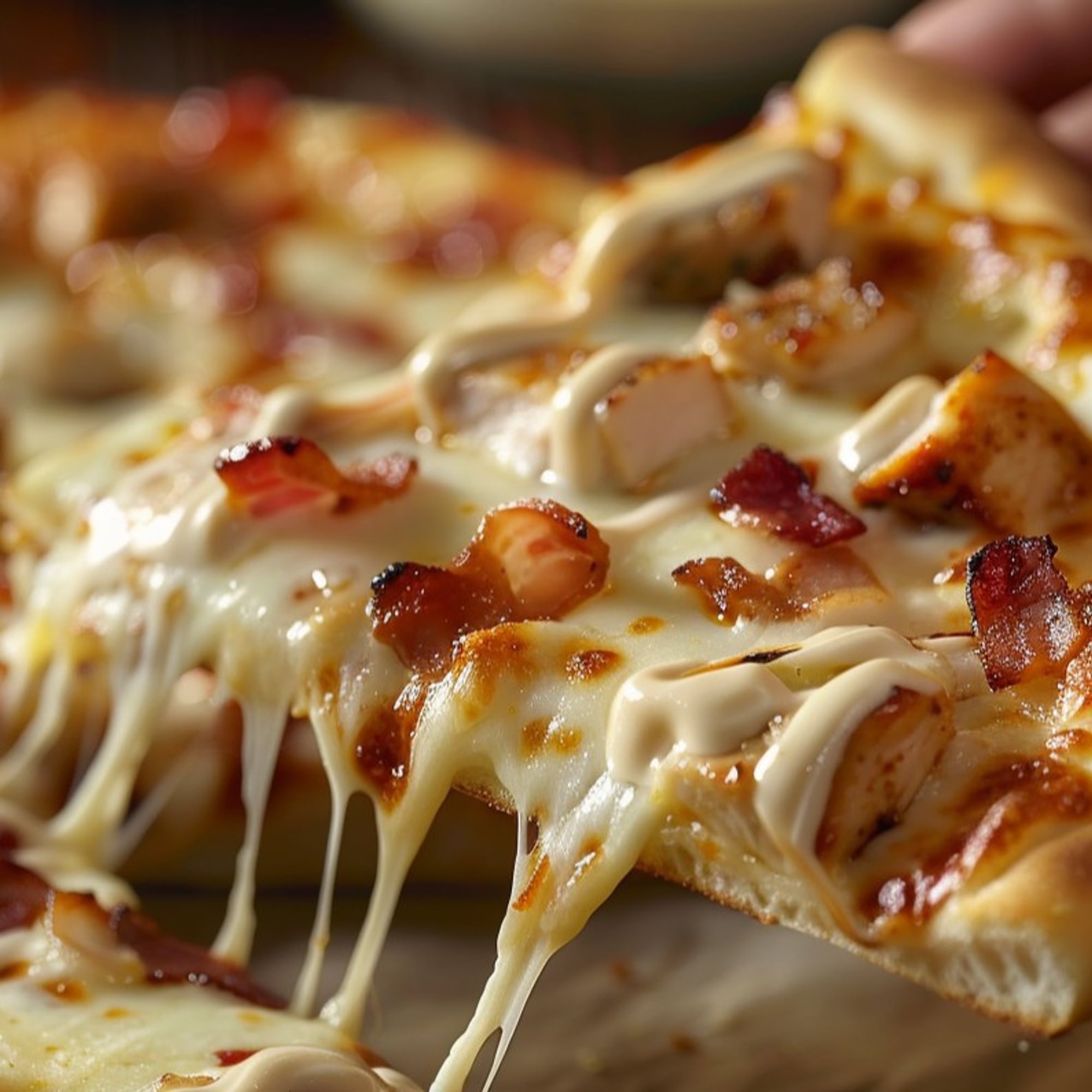 Chicken Bacon Ranch Pizza