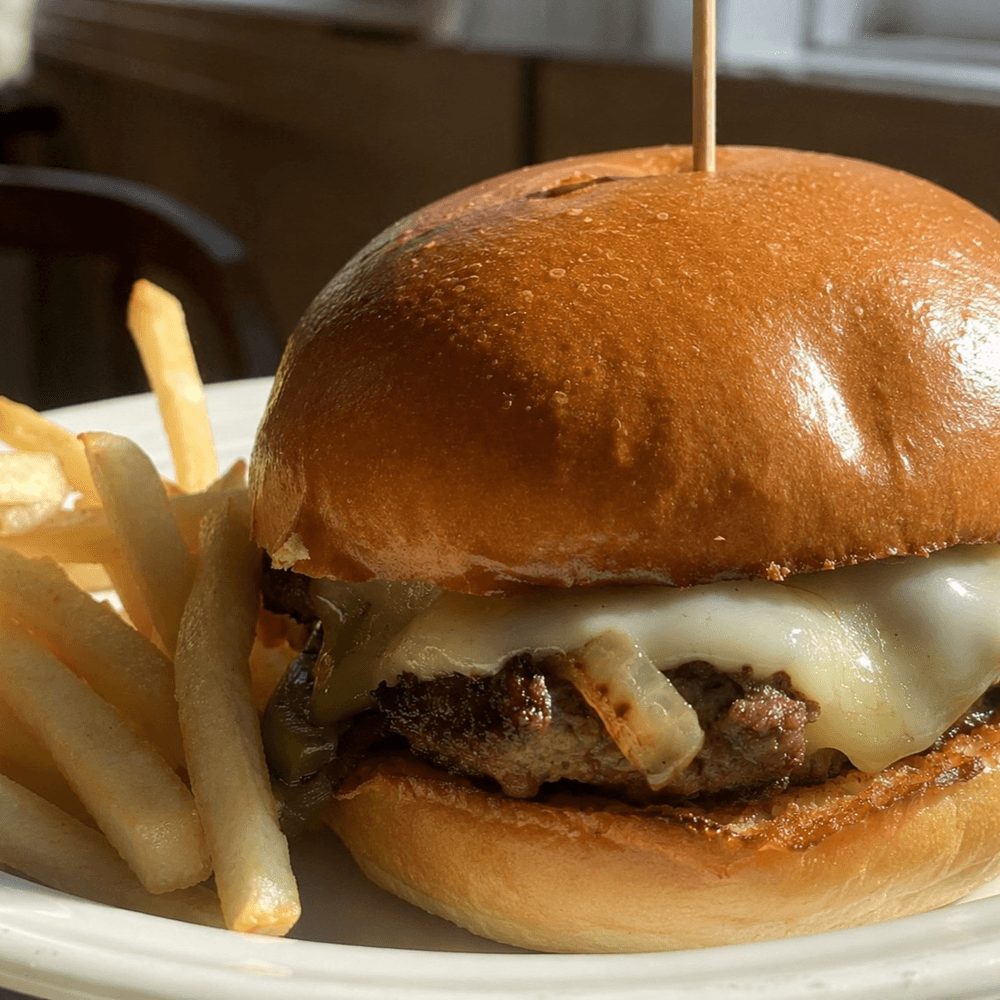 Mushroom Onion Gruyere Wagyu Smash Burger