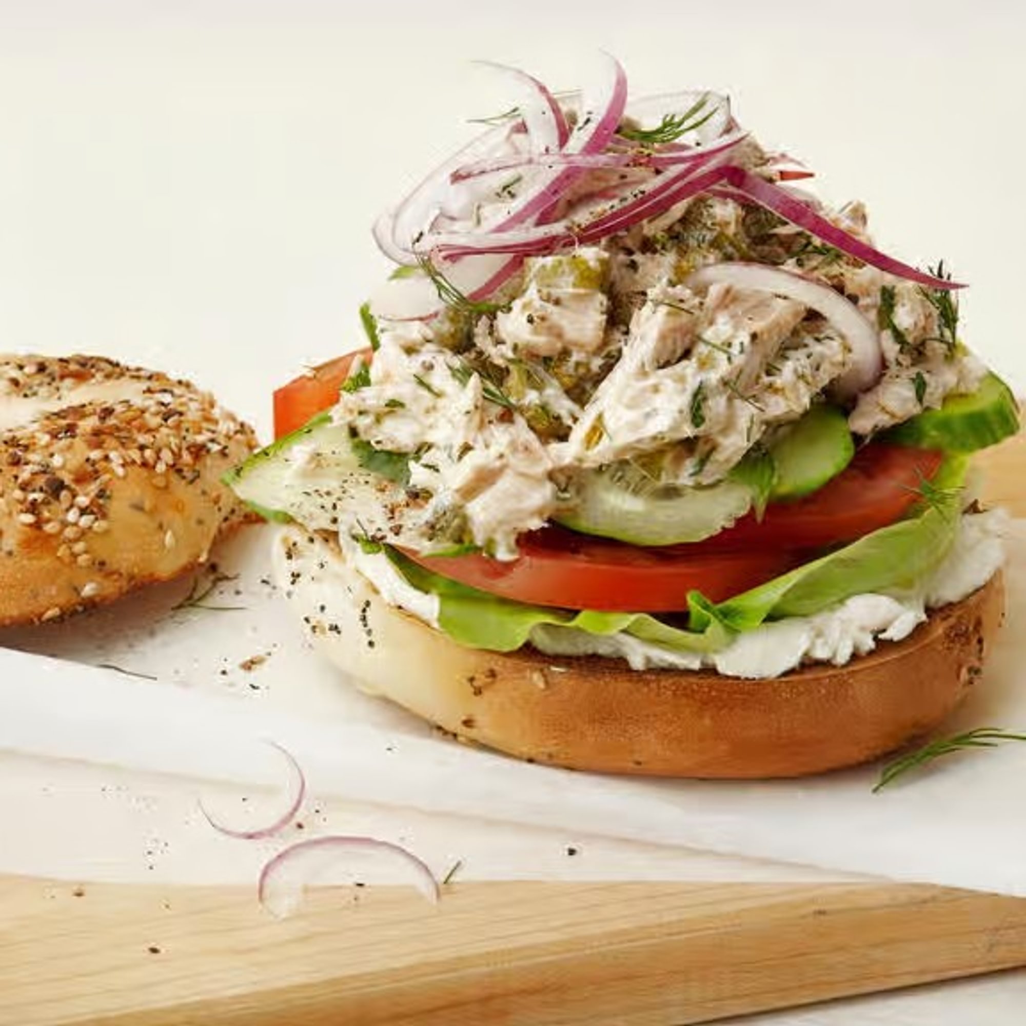 Tuna melt sandwich