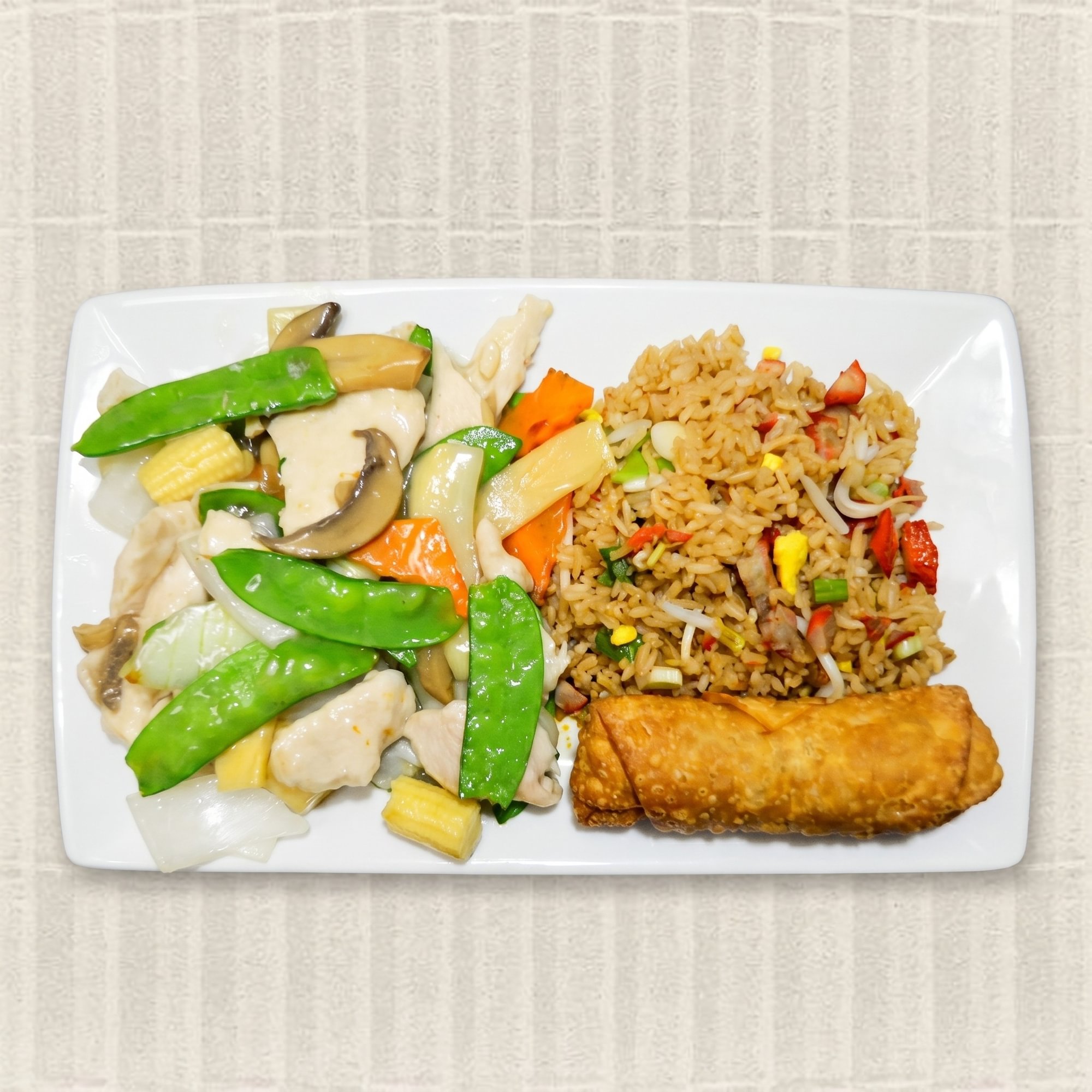 23. Chicken with Snow Pea Pods Platter